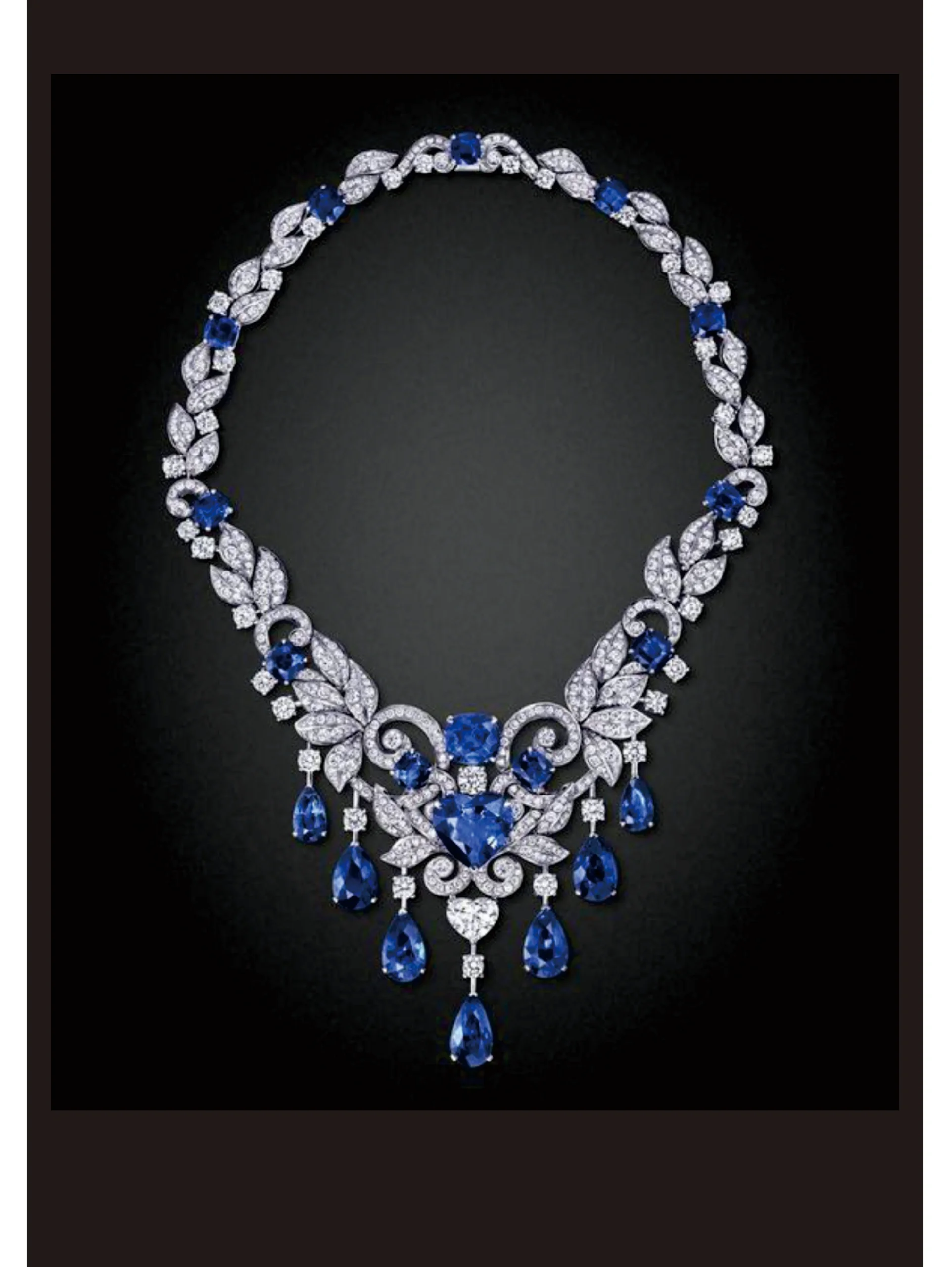 这些珠宝的美(537):graff 这套作品的设计于繁复华贵中透出秩序规则感