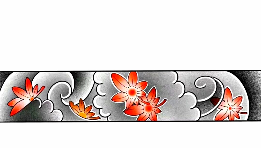 臂环纹身手稿