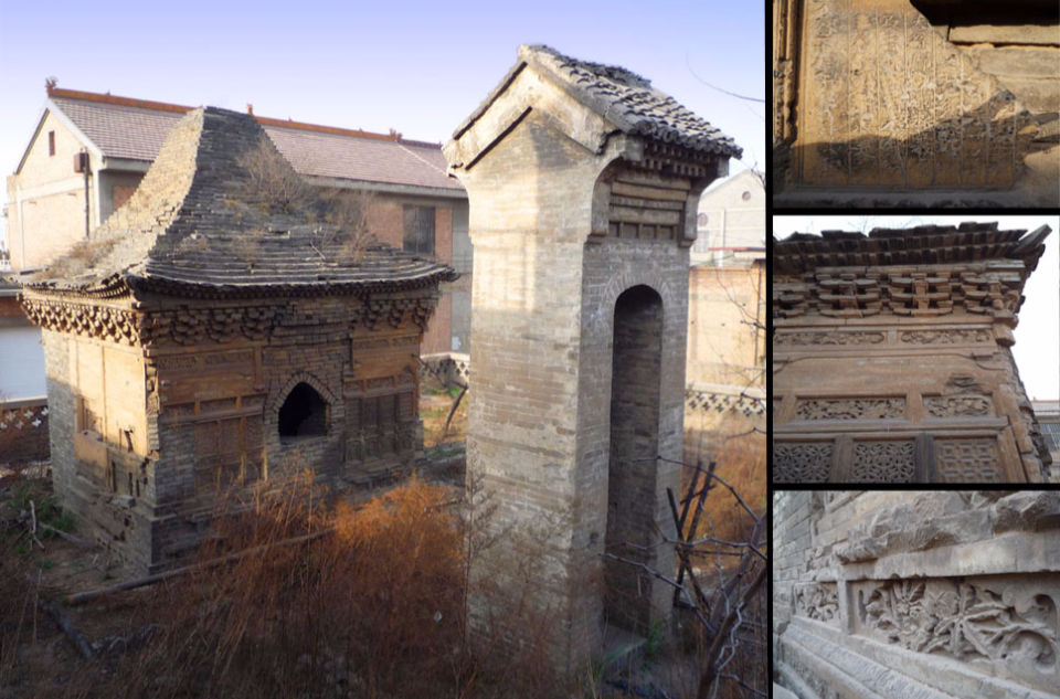 山西省侯马市东程王村有一座地上古墓,传说这座古墓里有一口井鼓 