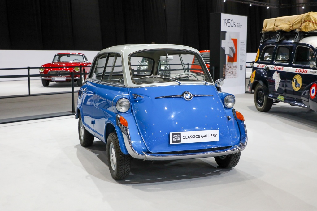 宝马isetta,1955年的老爷车0