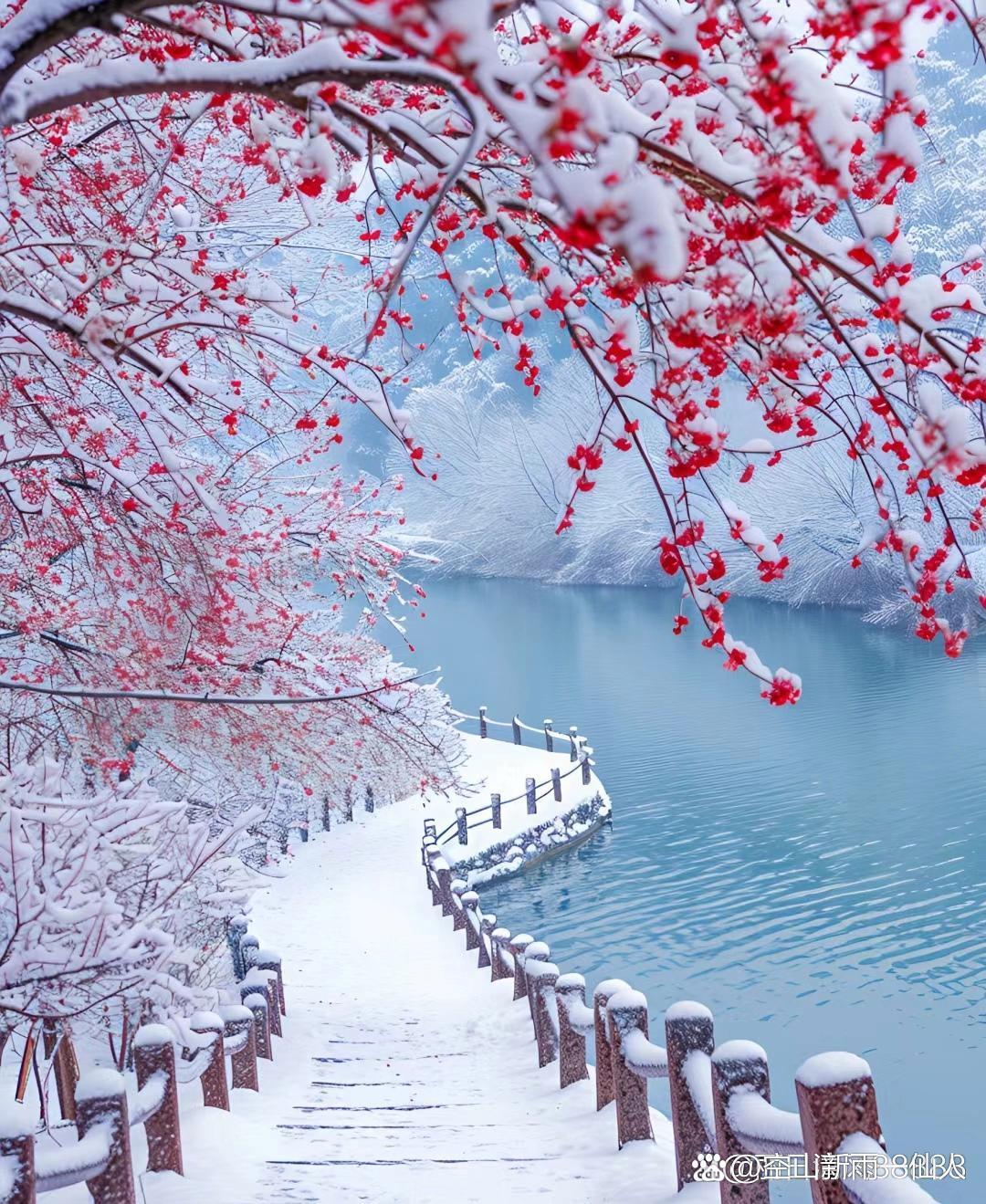 梅花雪景图片大全图片