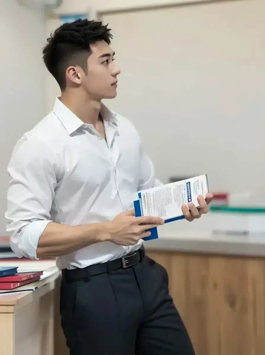 白衬衫小哥哥的喉结真性感
