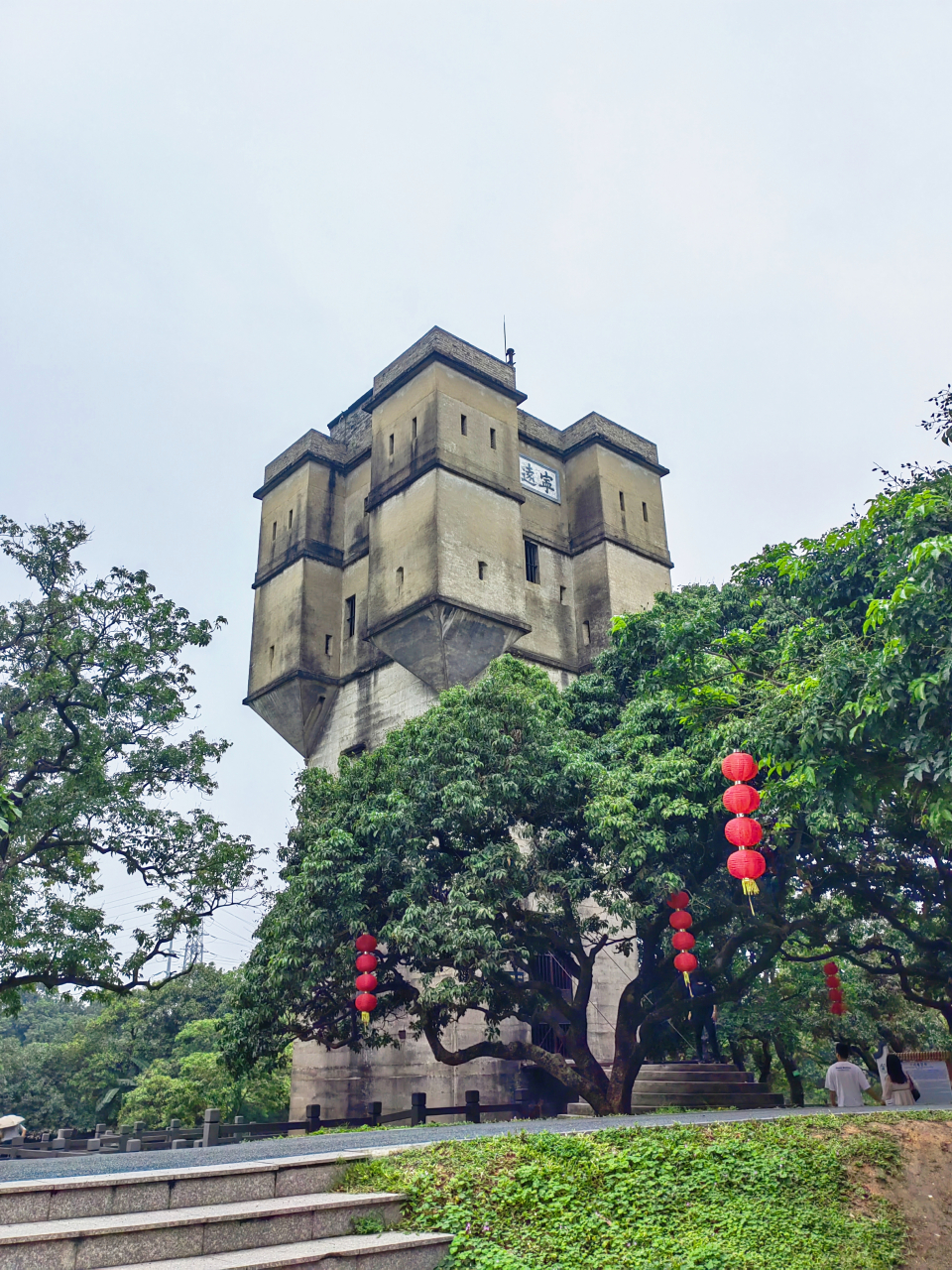 广州新塘瓜岭村古村落,广州唯一的水中碉堡
