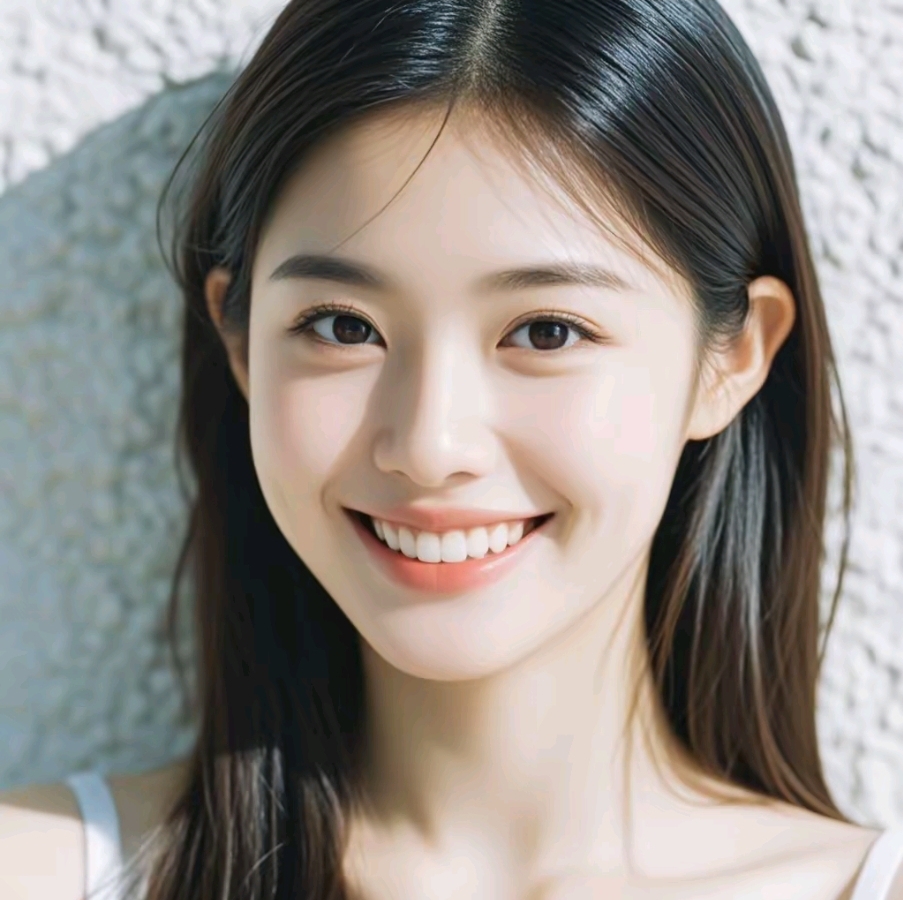 甜美微笑头像高清美女笑脸头像图片微笑头像笑容甜美的女人微笑头像女