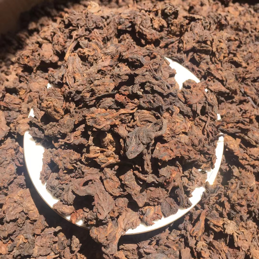 08年勐海金芽小茶头布朗山芽头发酵普洱熟茶外观漂亮口感醇厚滑爽甘甜