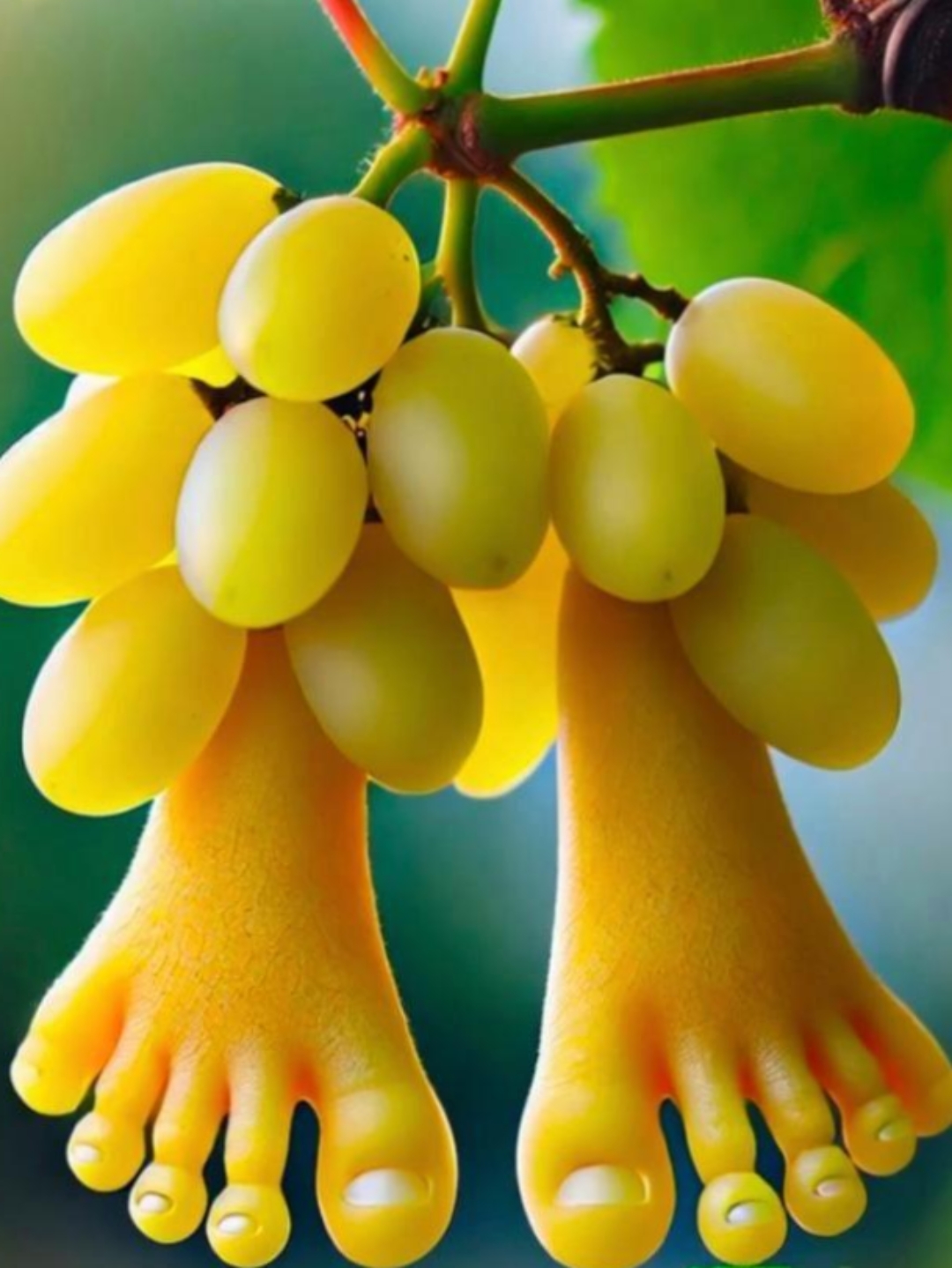 这个水果庄园水果怎么长成脚丫子的水果形状,火龙果,草莓,葡萄,老铁们