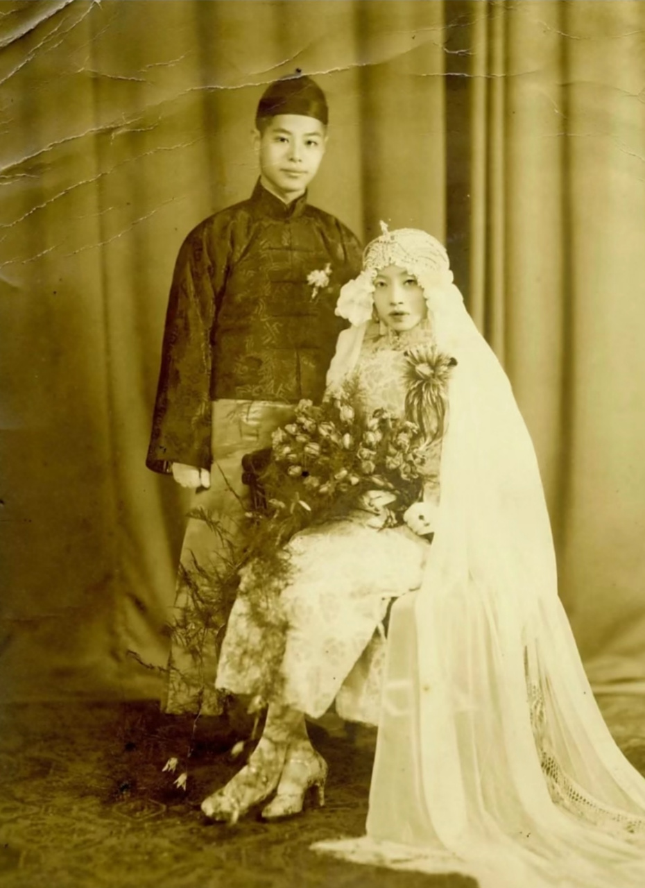 时尚真的是一种轮回,清末民国的婚纱照,是不是现在重新火爆的复古时尚