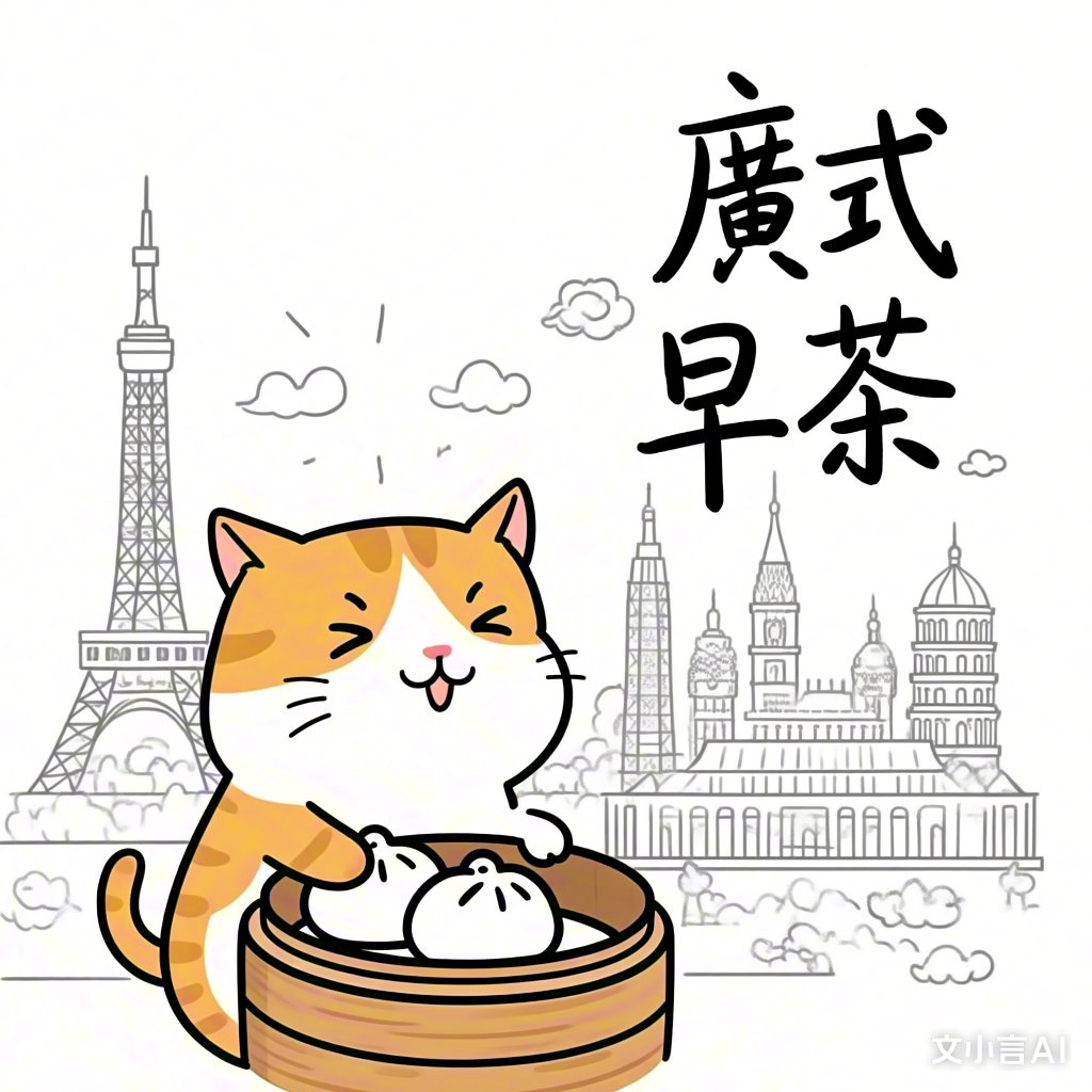 胖猫吃早餐系列:广式早茶 这次吃叉烧包,虾饺,肠粉