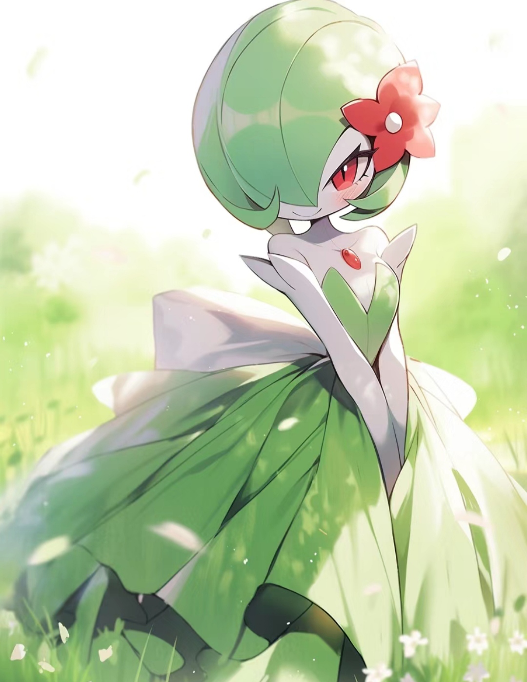 沙奈朵,我愿称之为"最美宝可梦",看到最后一张图我都害羞了9999可