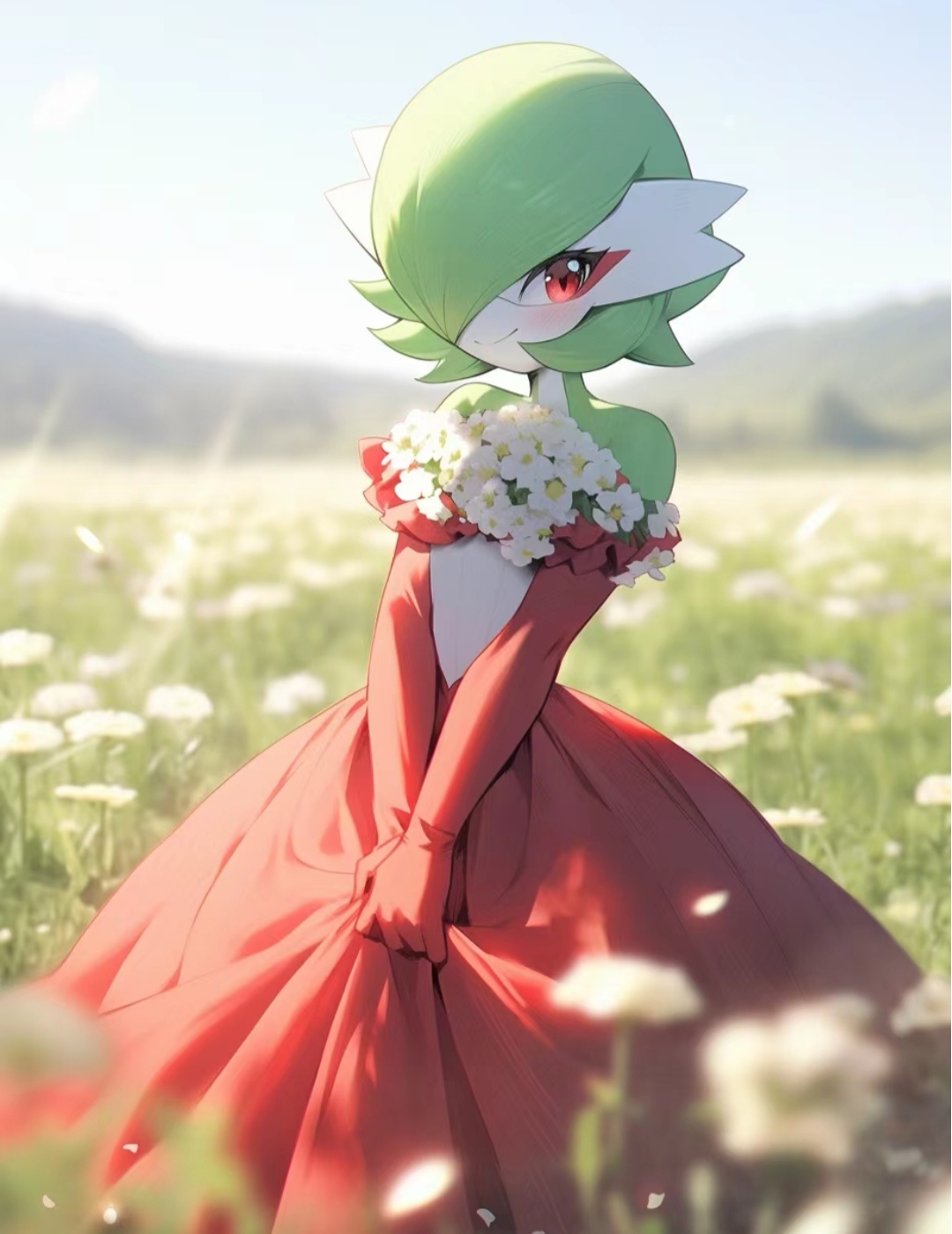 最美宝可梦"沙奈朵",如果是雄性长这样,是不是有点……#精灵宝可梦