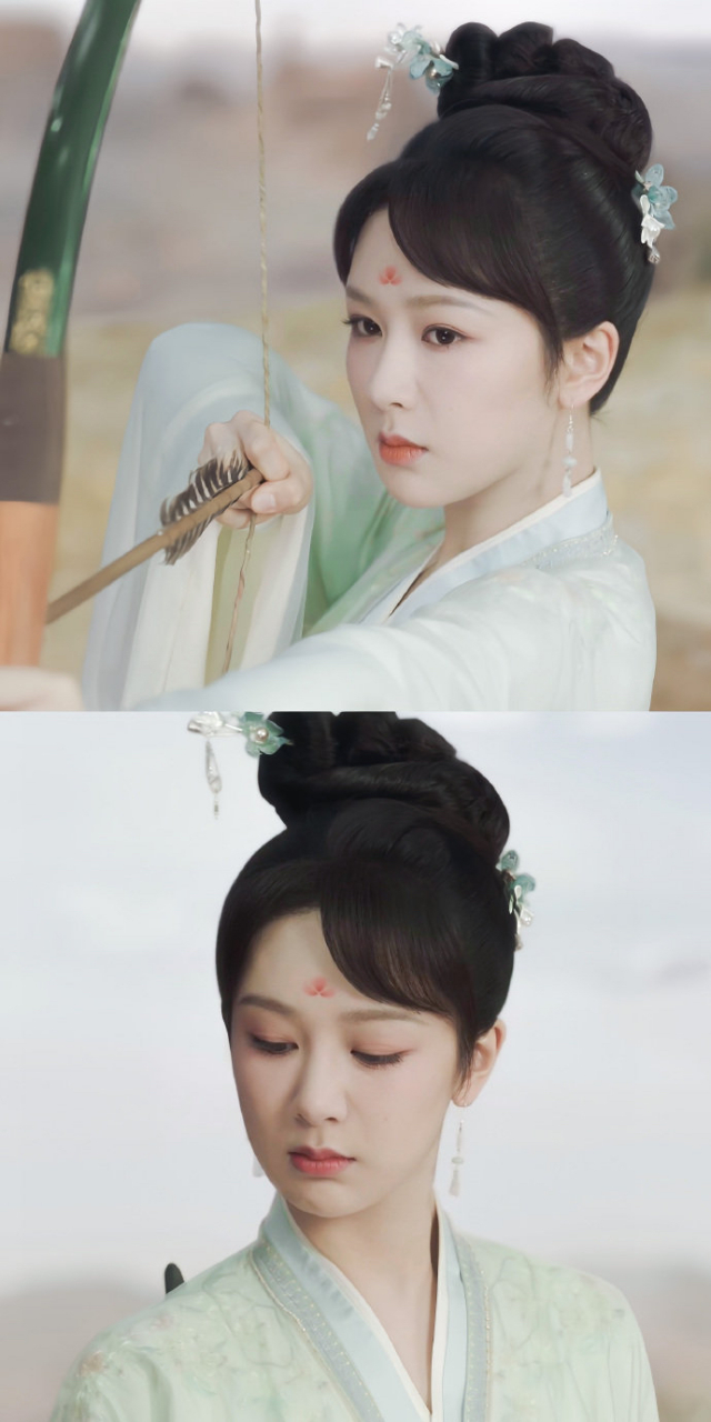 发现我喜欢的小夭造型基本都没有太繁琐的妆饰,我会