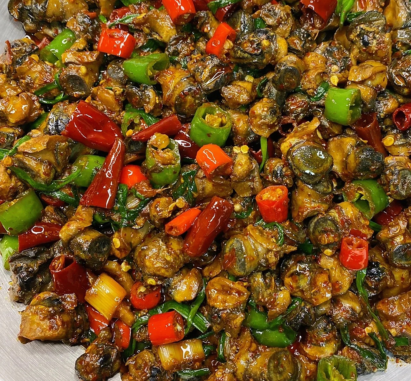 爆炒螺蛳肉 香辣过瘾又解馋 ,巨好吃巨下饭