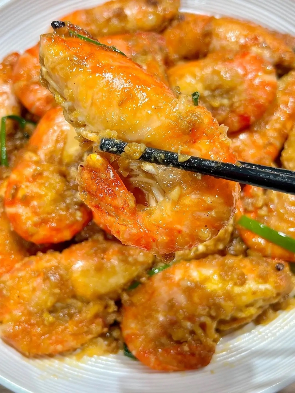 这是我认为罗氏虾最好吃的做法~芥末罗氏 虾!