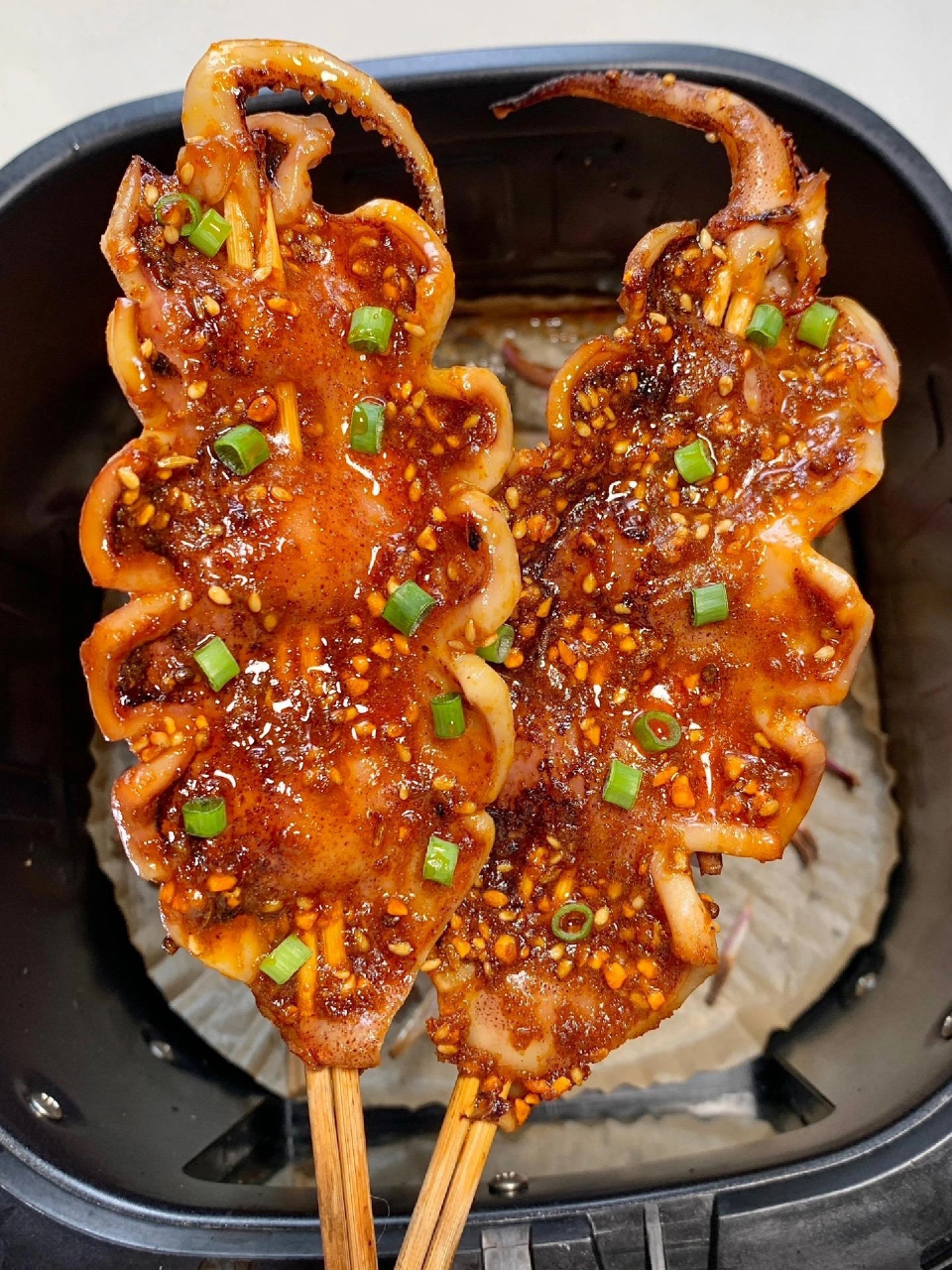 在家用空气炸锅烤鱿鱼比外面的都好吃97