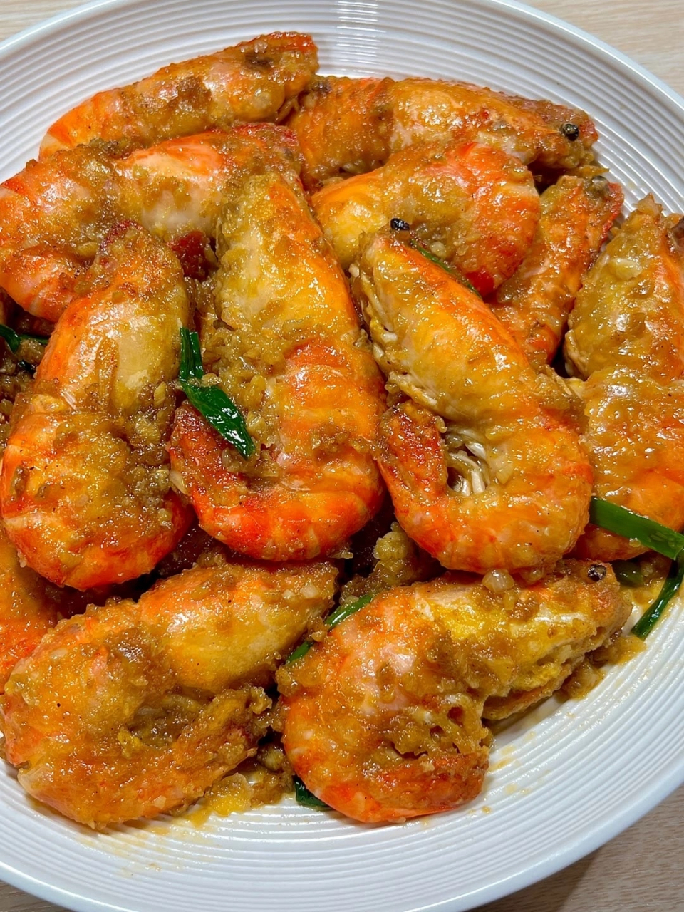 这是我认为罗氏虾最好吃的做法~芥末罗氏 虾!
