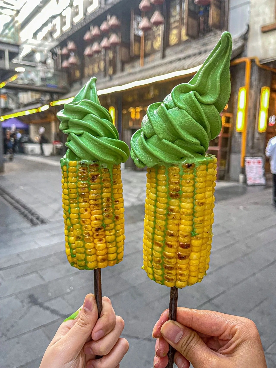 奶fufu的烤玉米冰淇淋