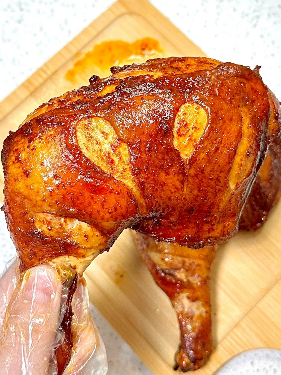 这样做的烤鸡腿真的太美味了!