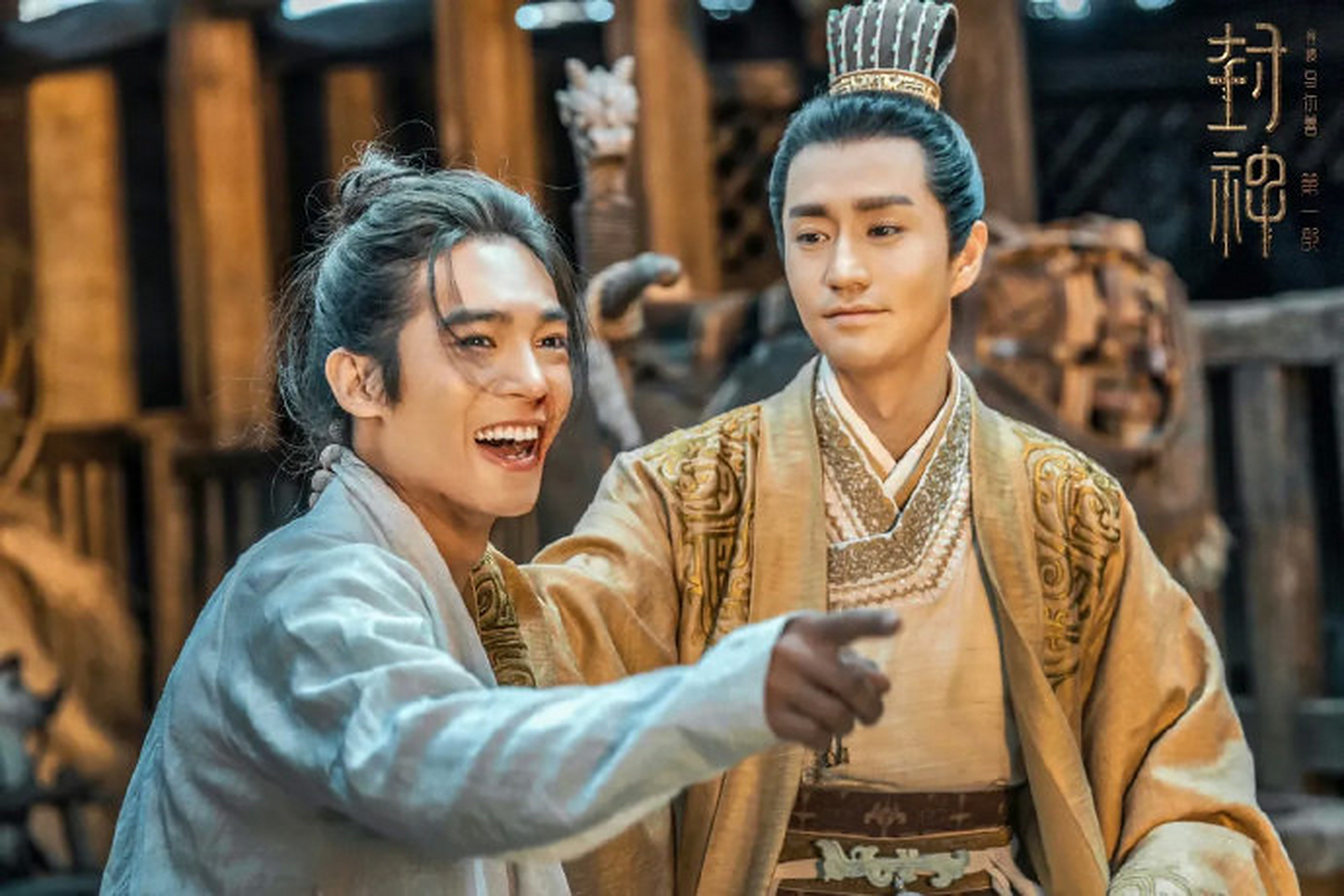 《封神第一部》这张真的太戳我了,伯邑考的眼神里是藏不住的担忧和