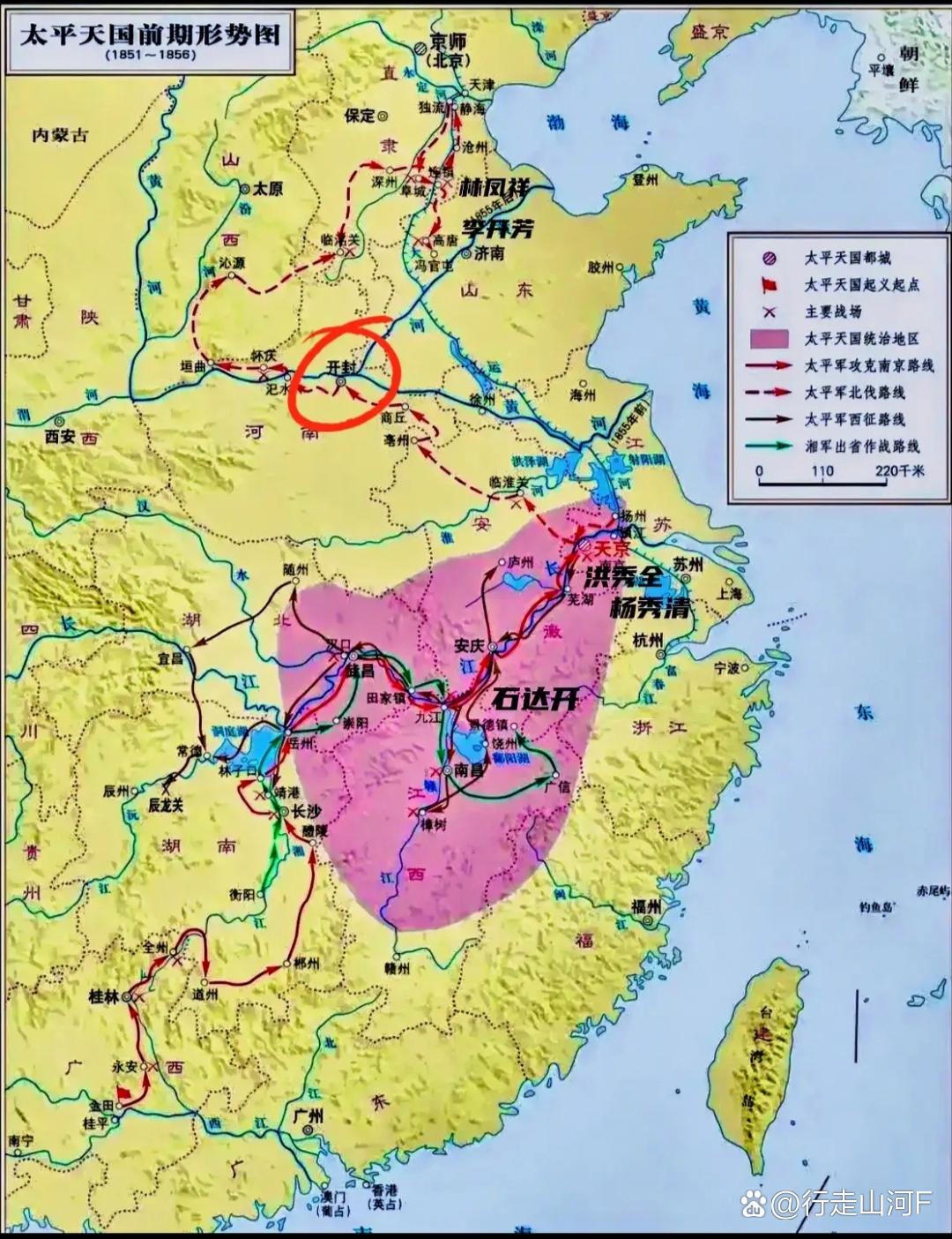太平天国在全盛时期,如果挥兵全力北取中原进而直捣北京,天津的话