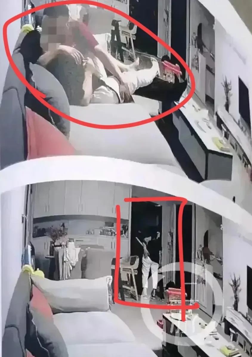 妙龄少妇带男同事回家幽会,被监控全程记录下来,得知丑事暴露后,男子