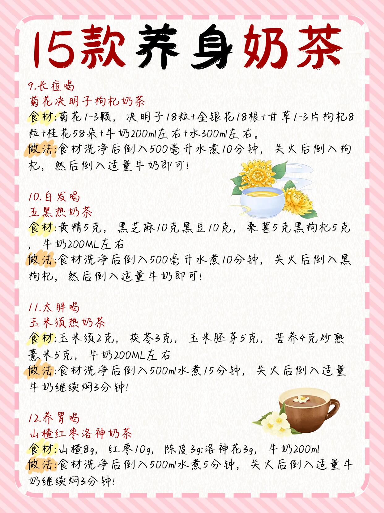 养生茶配方十大排名品牌(养生茶配方十大排名品牌图片)