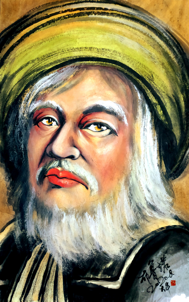 布鲁诺画像樊大牛人物画像工作室 纸本,画心967260 [烟花] 67