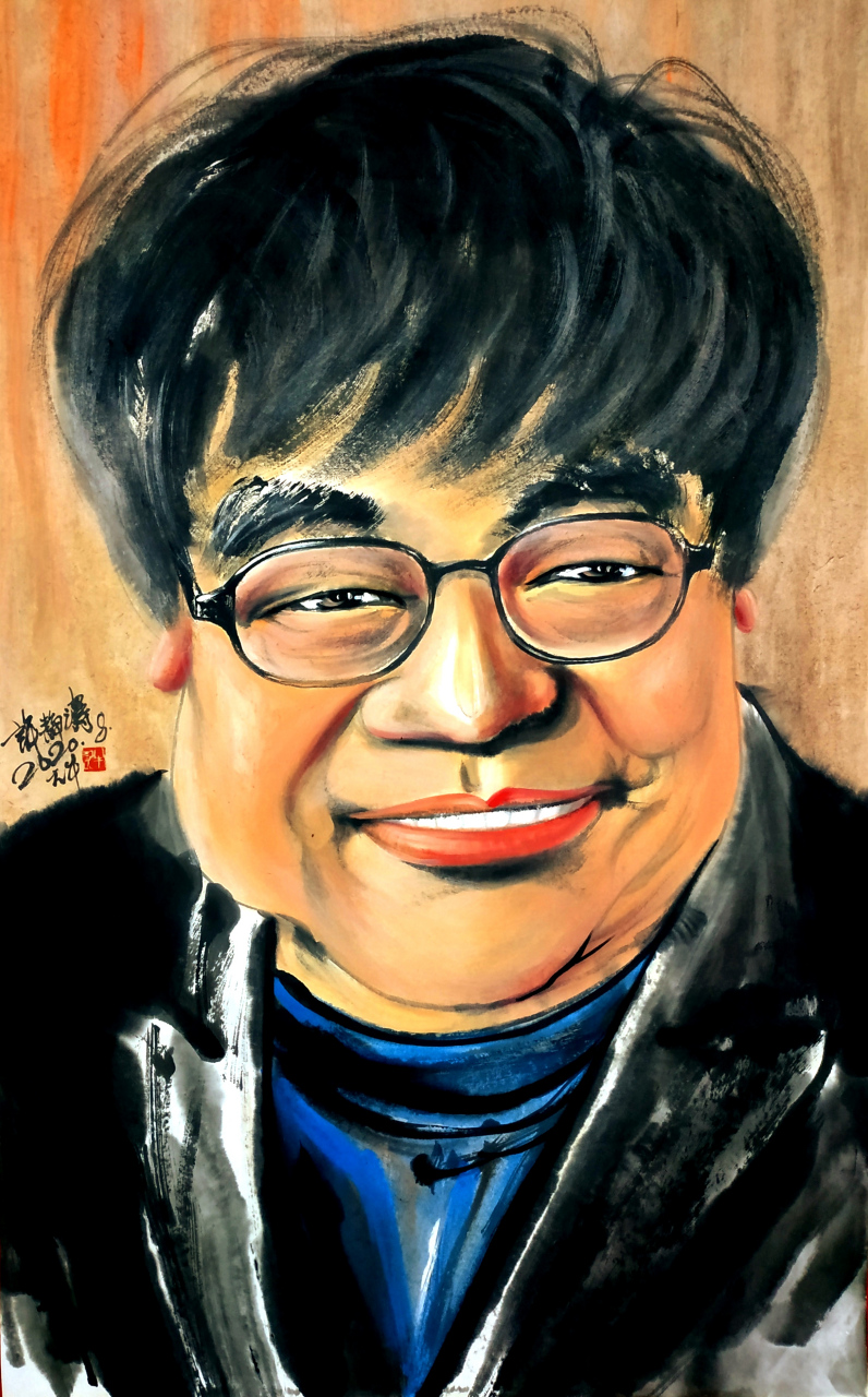 许静涛像樊大牛画