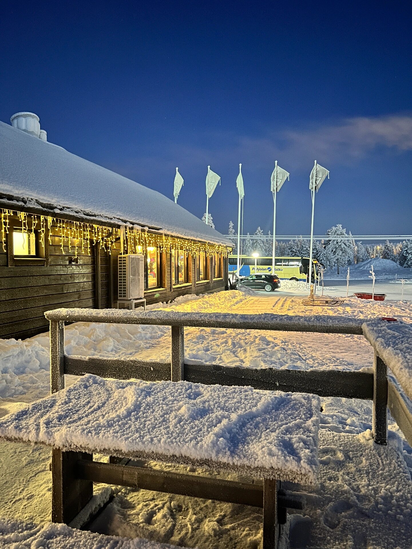 🏞️ 冰雪奇缘:漠河北极村  漠河北极村位于黑龙江省漠河市,地处
