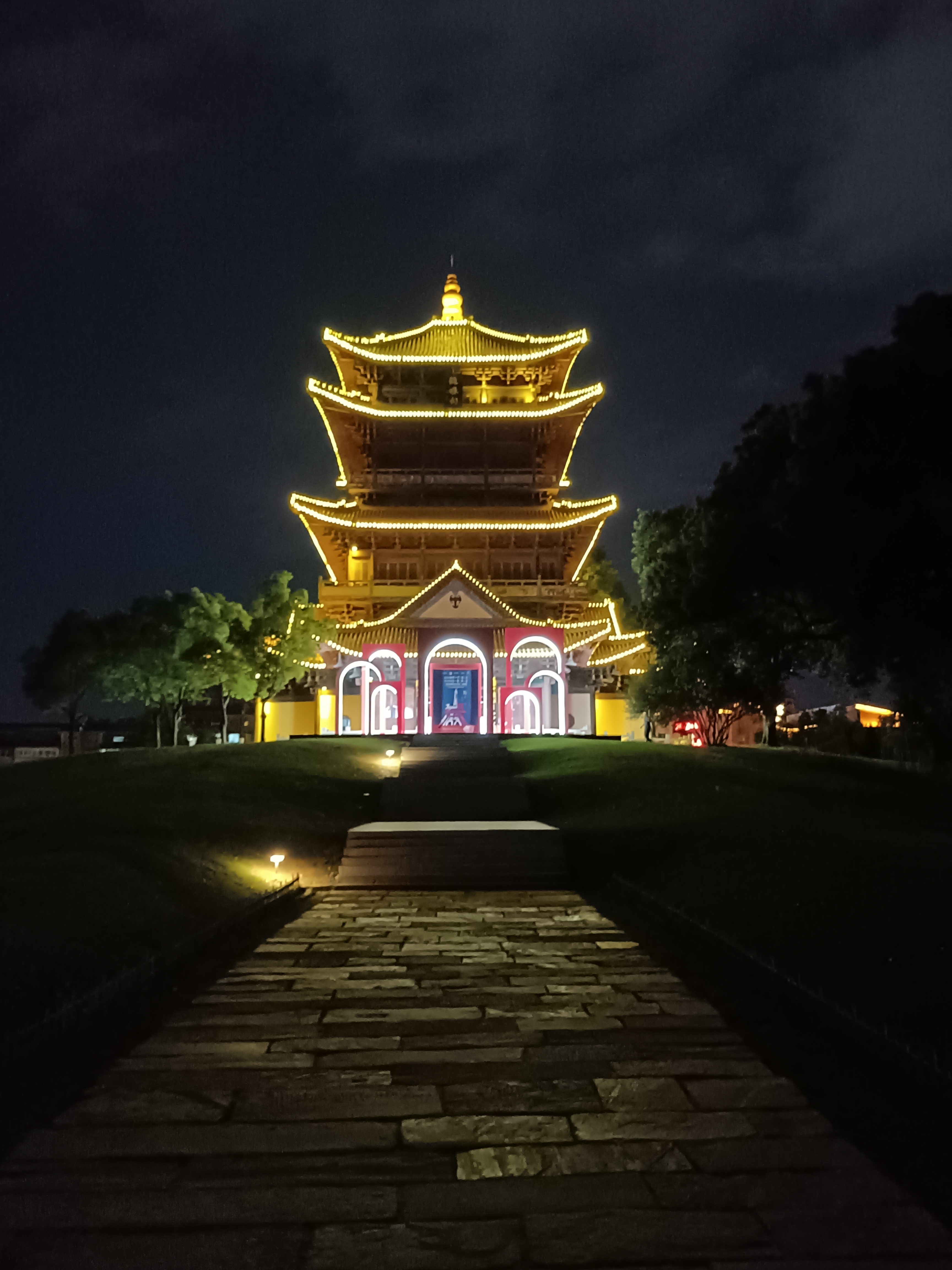 景德镇大碗夜景图片图片