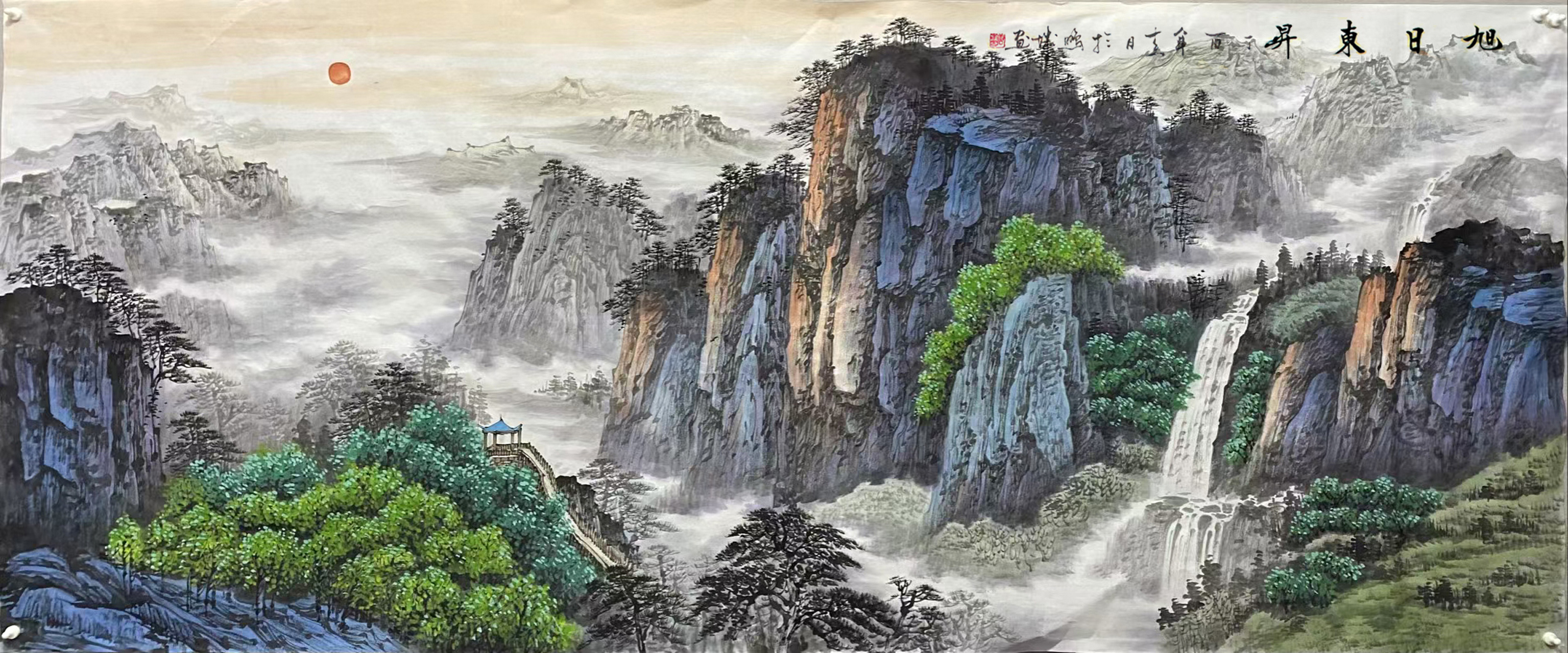 在这国画般的美景中,我感受到宁静与自由.