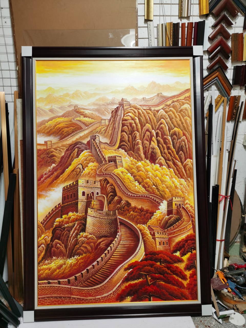 今天在[金色万里长城油画界家居旗舰店]逛了逛,真是让人心潮澎湃!