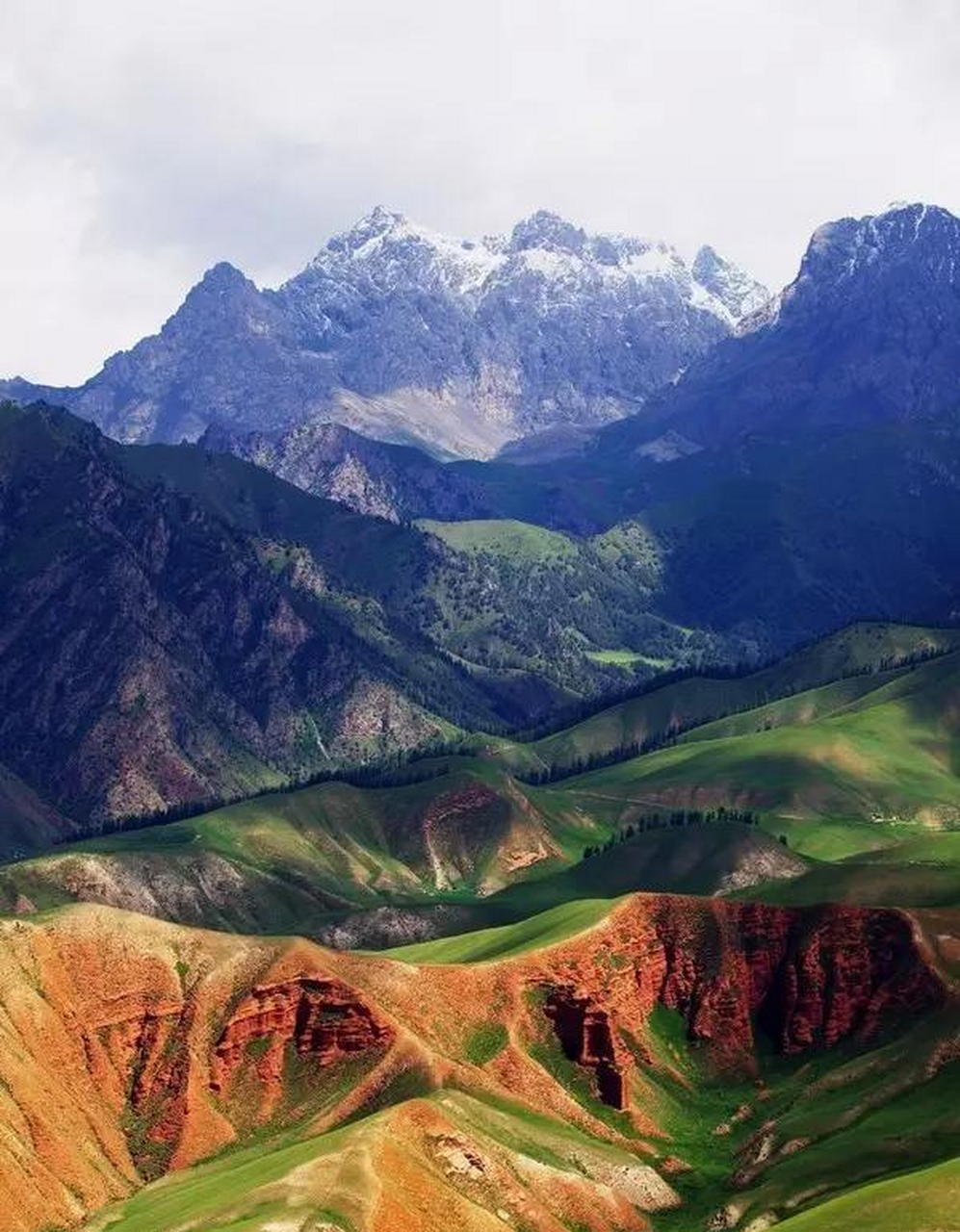 西北大漠,一个充满神秘与壮丽的地方,仿佛是天地间的一幅画卷.