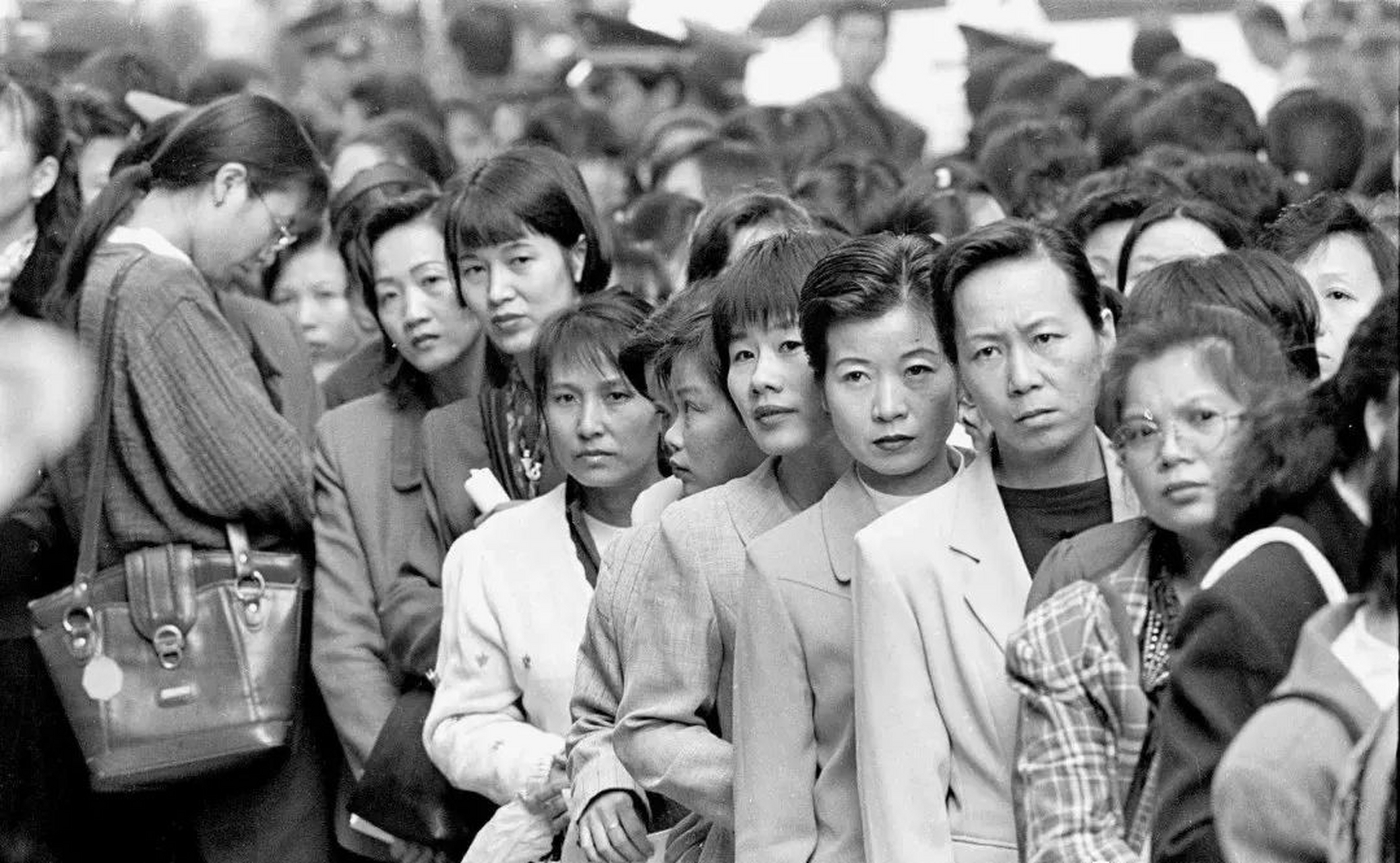 老照片#   1980一1990年代的特区打工妹之二