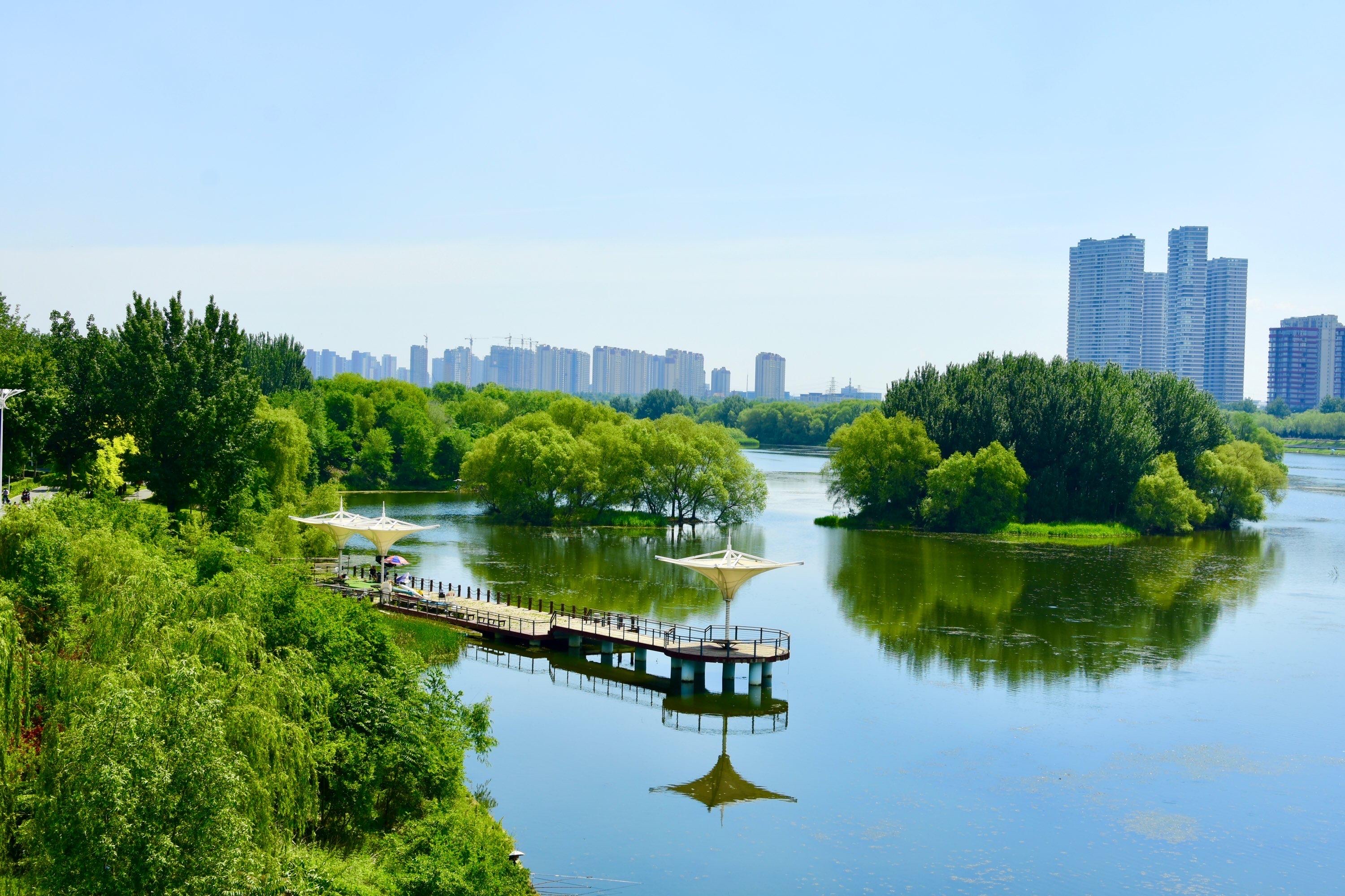 冬日冰雪漫游季 沈阳浑河公园 河边的风景与休闲的乐趣99 99亲们