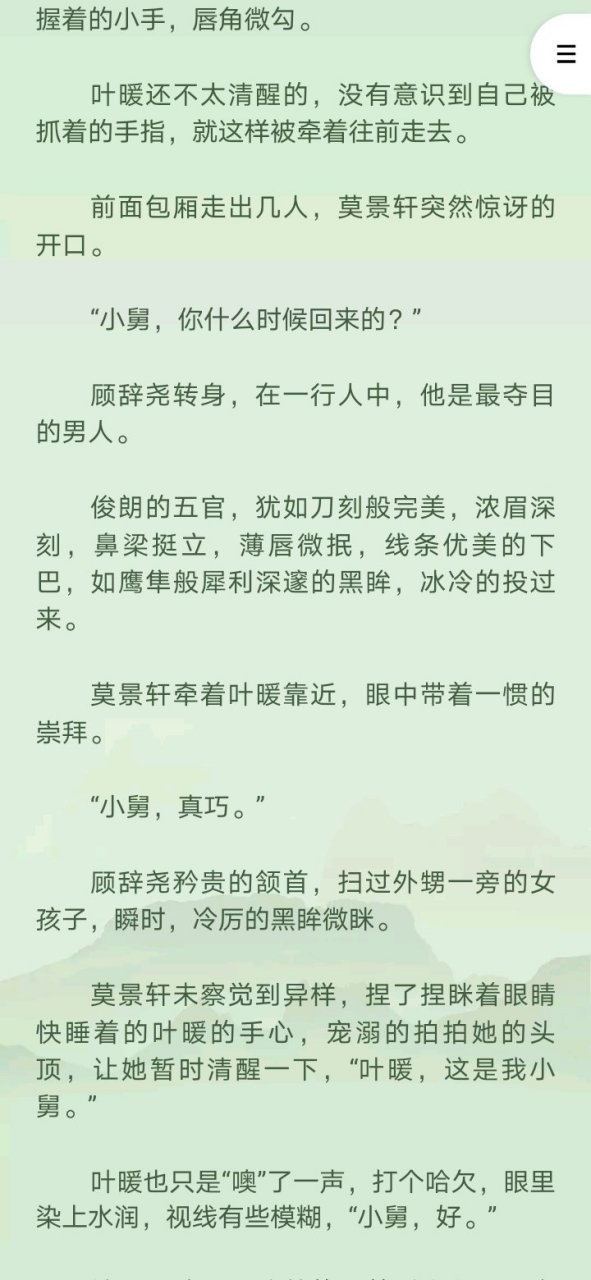 抖音爆推荐主角叶暖莫景顾辞尧轩长篇完结小说 叶暖莫景轩顾辞尧《叶