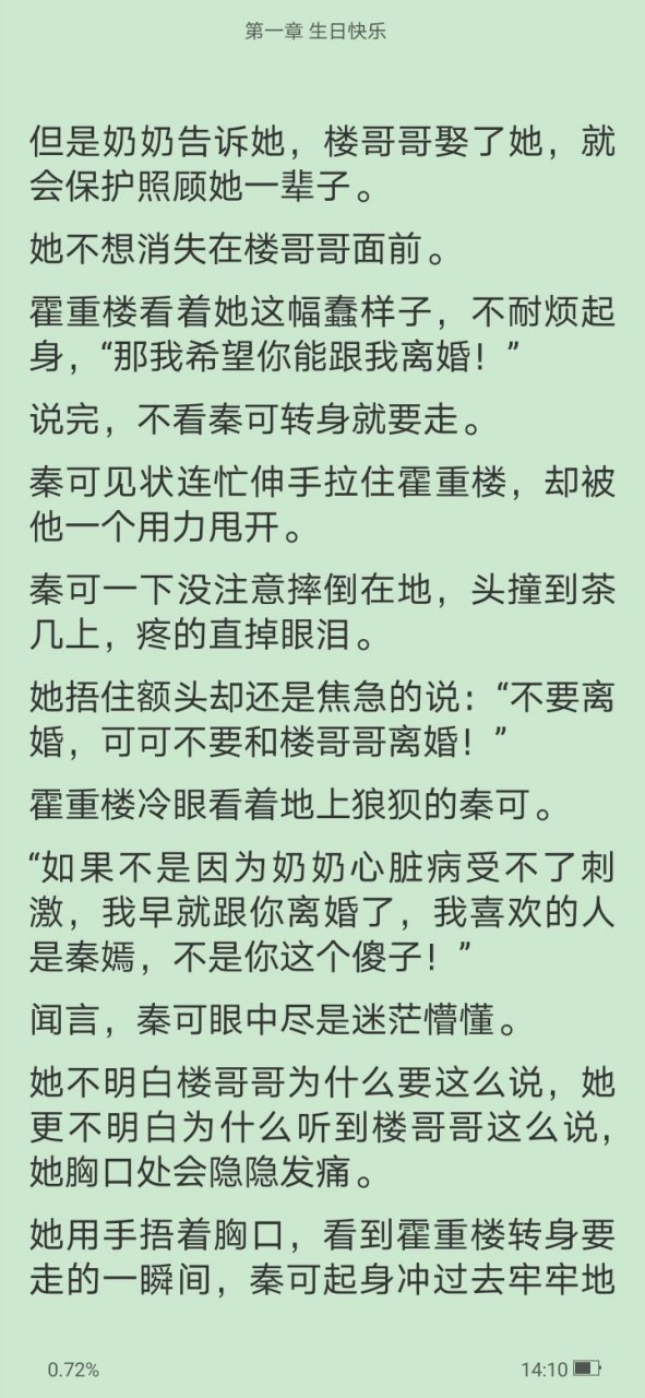 抖音推荐主角秦可霍重楼现代小说《你给的爱情比药苦》秦可霍重楼傻子