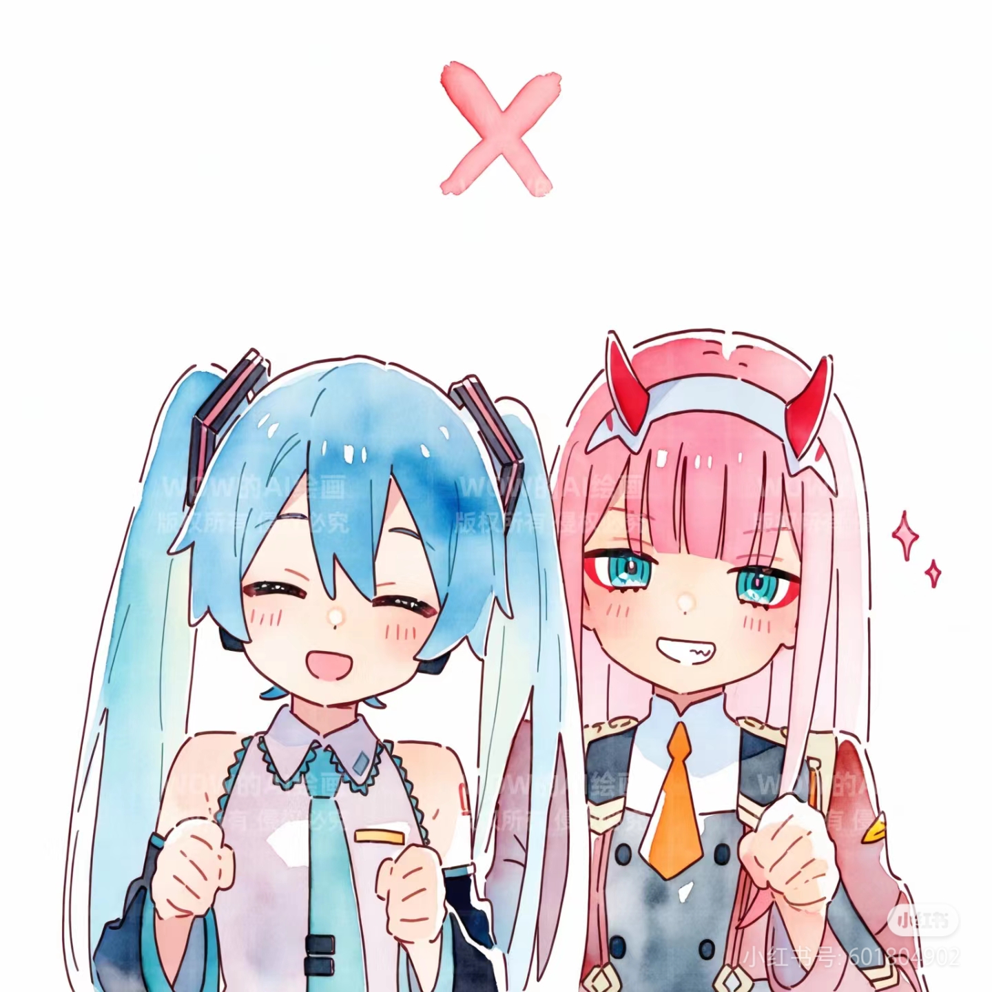 水彩系列初音9402