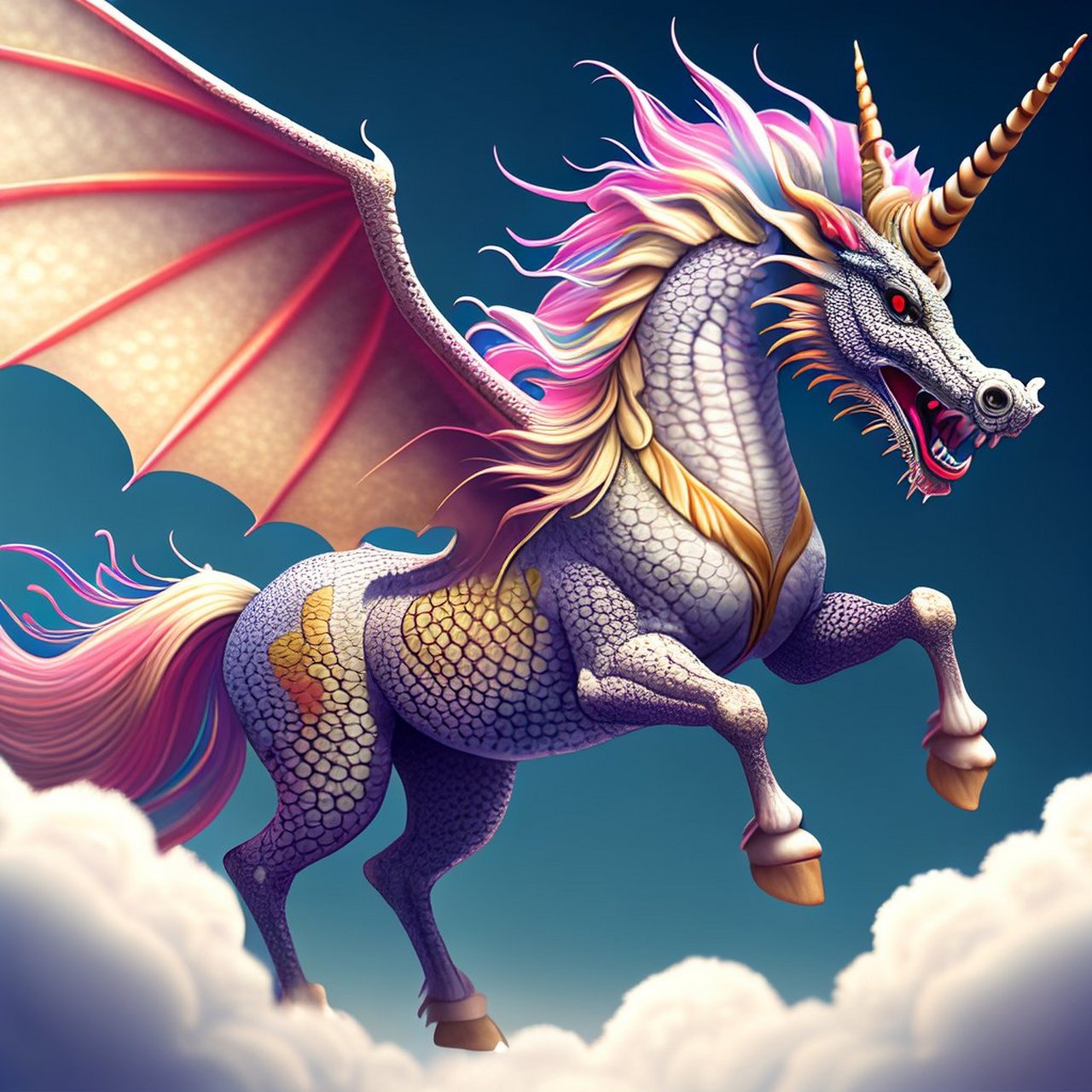 这个ai说麒麟给我画独角兽 #ai# 原创