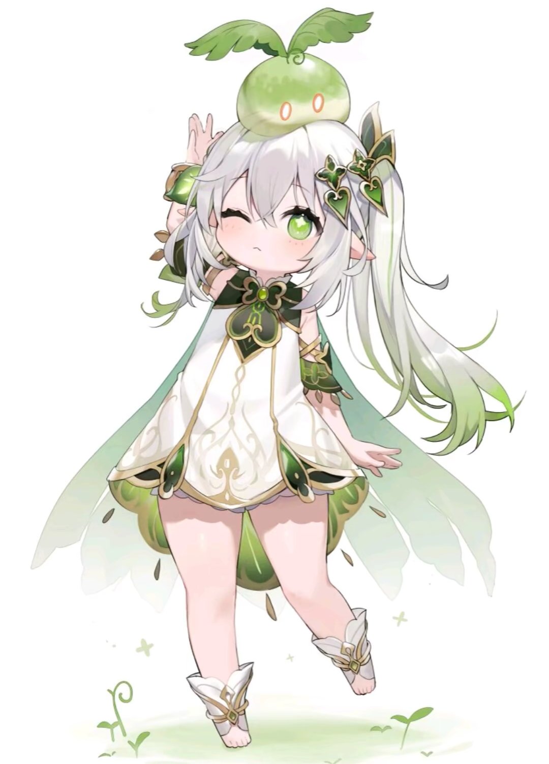 小小的草神 #原神# #二次元美图