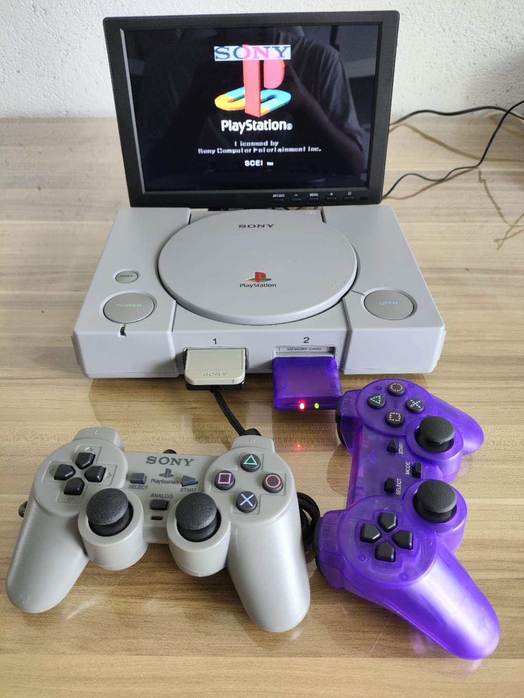 sony游戏机ps1日版7000全套装到手玩