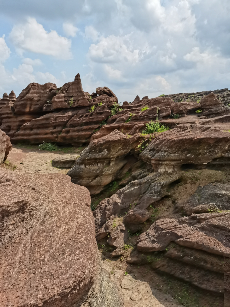 开车一个多小时,来到贵州松桃的腊尔山红石林