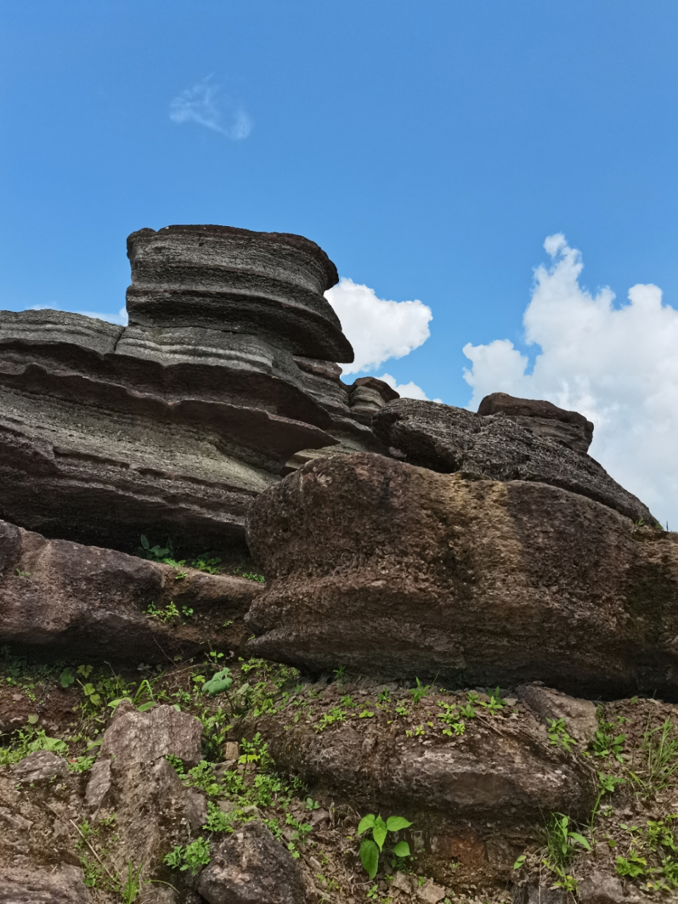 开车一个多小时,来到贵州松桃的腊尔山红石林