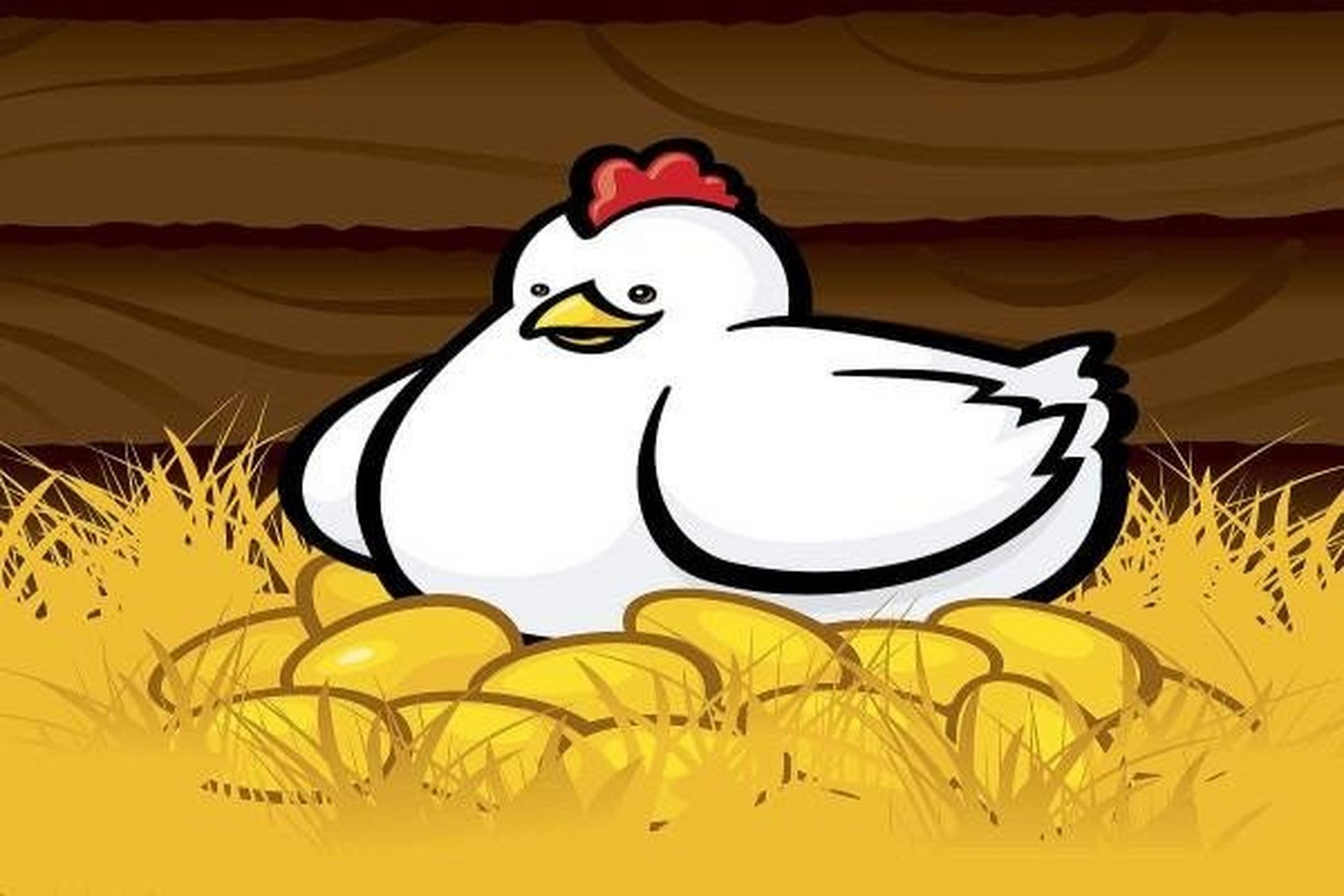 下金蛋的鸡 从前,有一对懒惰的夫妻,生活十分贫困,却整日想着不劳而获