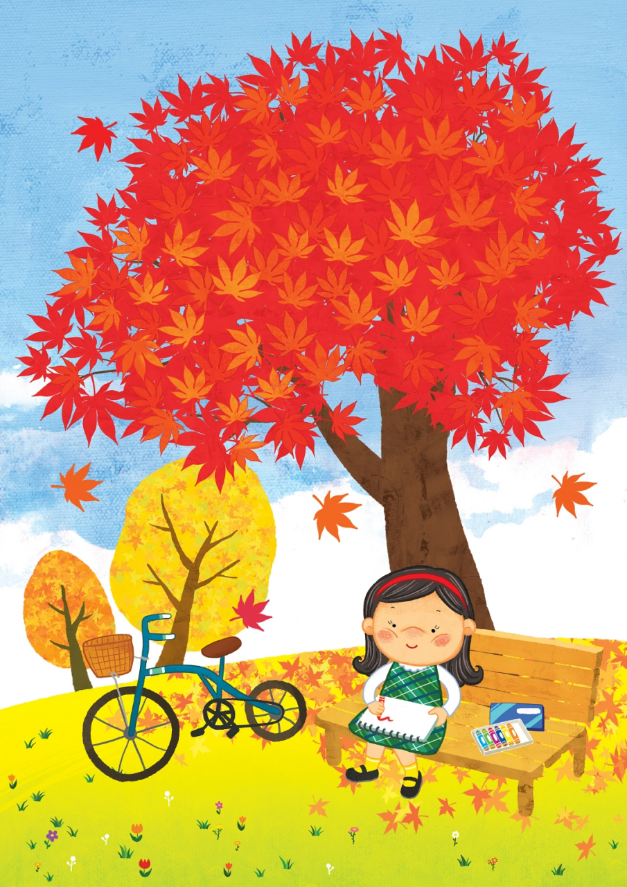 坐在长凳上,心情豁然开朗,好像全世界都慢了下来.