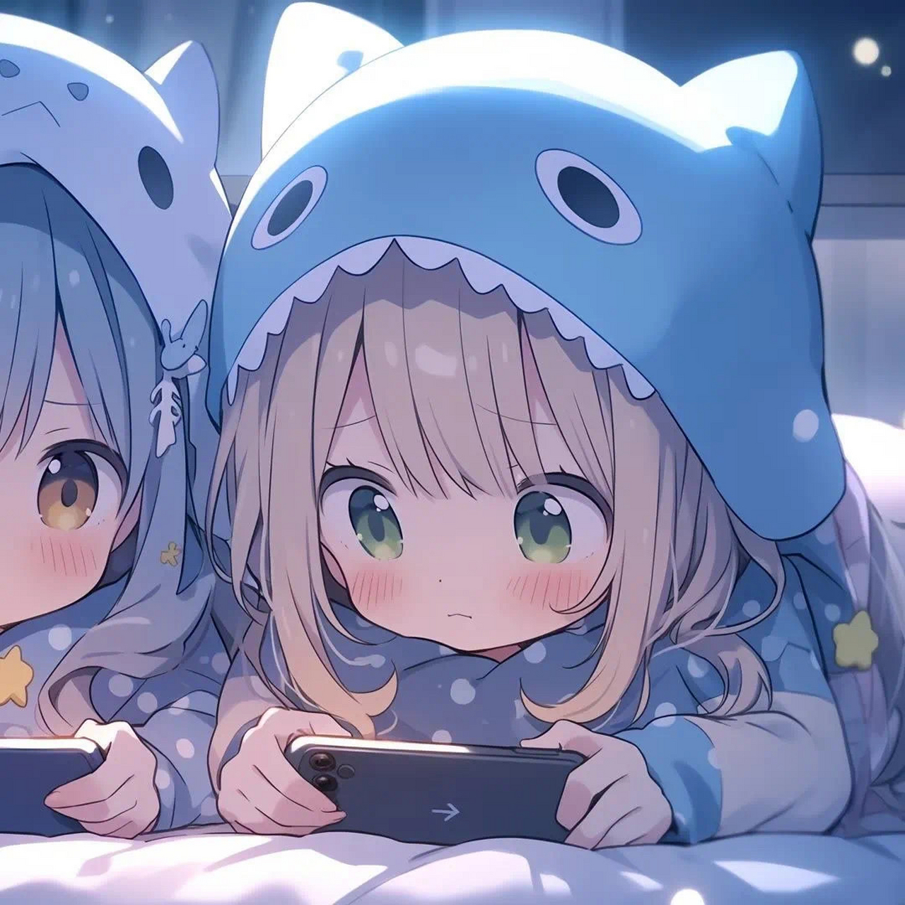 闺蜜头像 | 动漫风格的姐妹情头