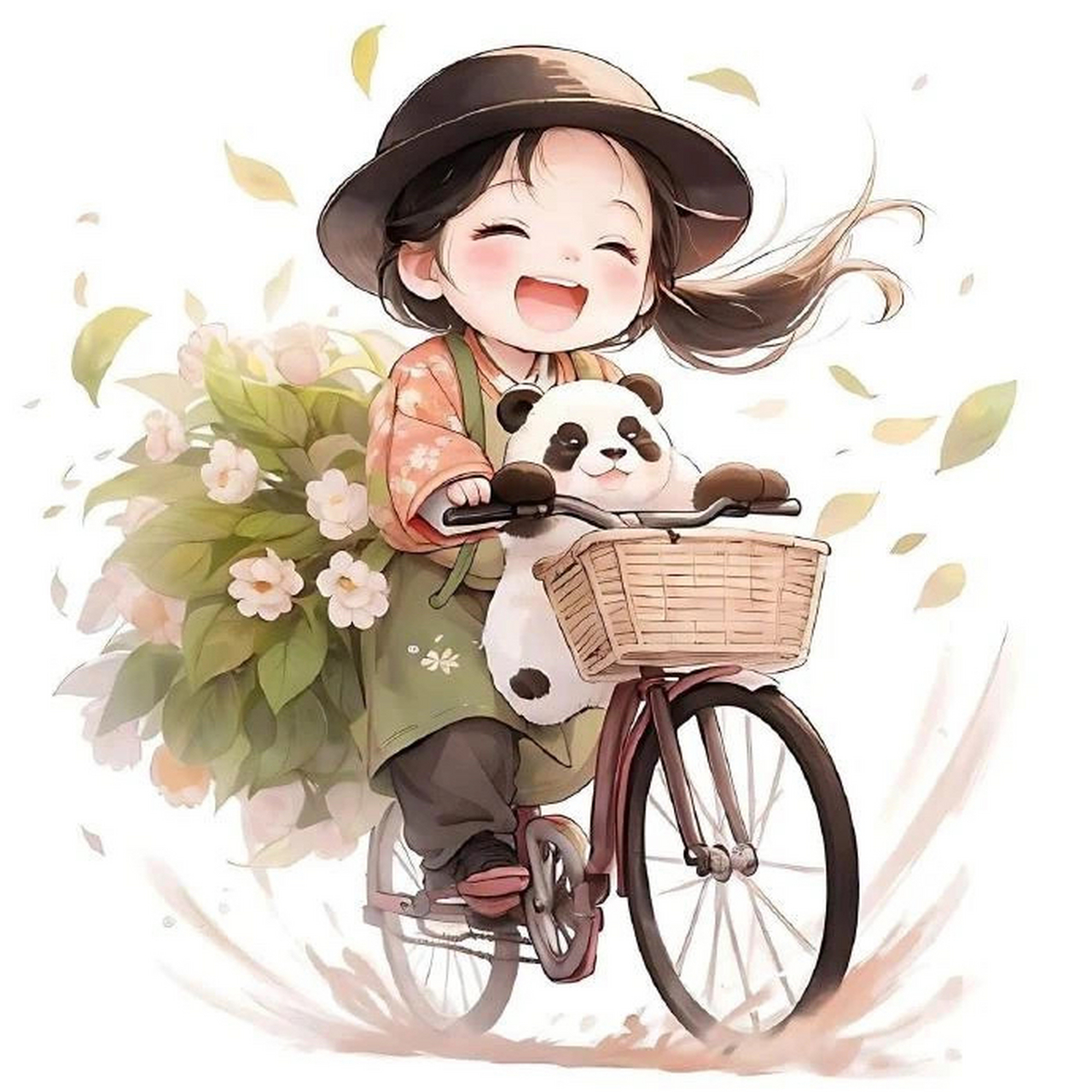 快乐治愈小女生头像