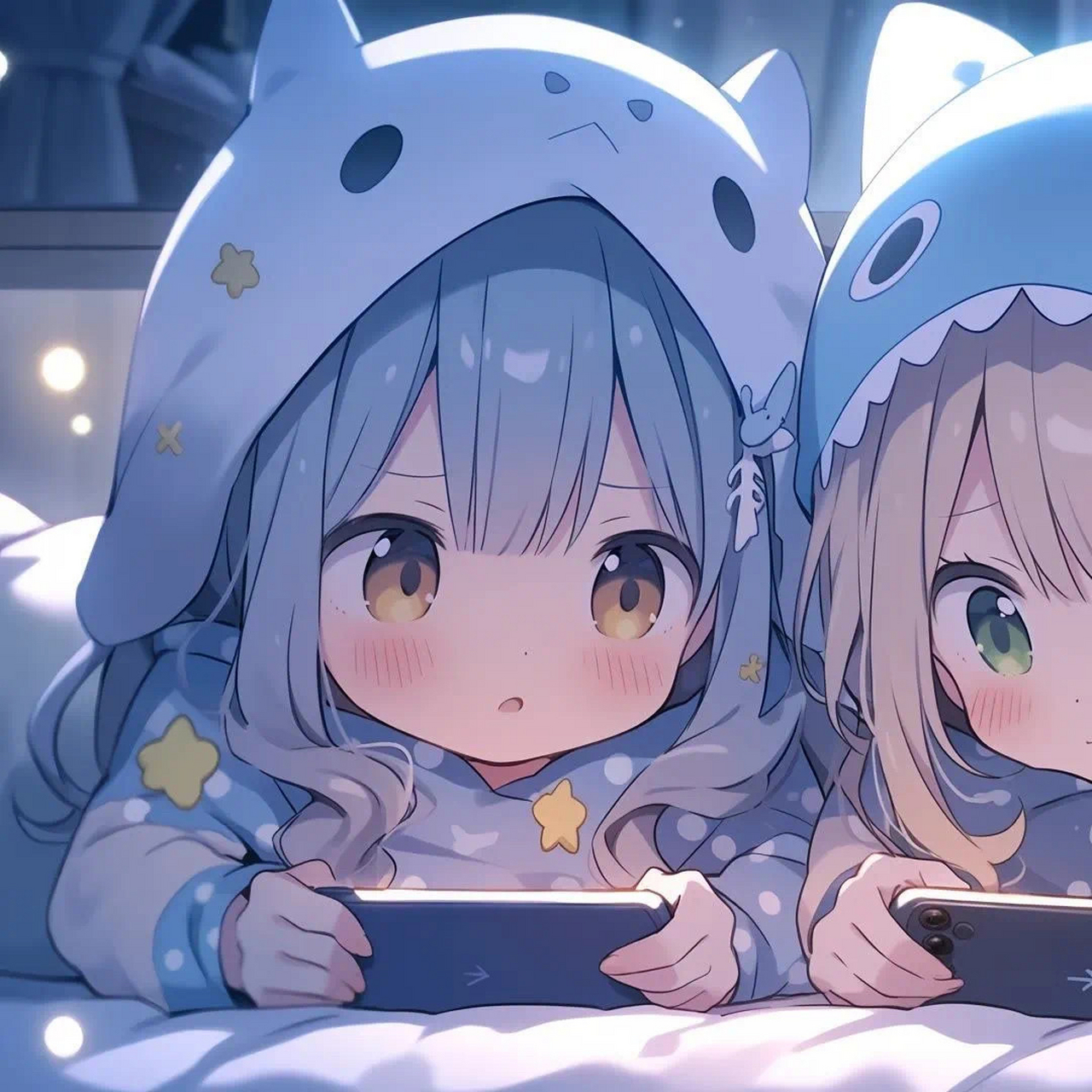 闺蜜头像 | 动漫风格的姐妹情头