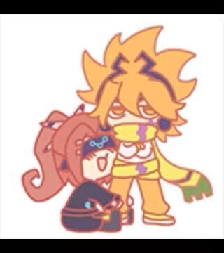 小天才凹凸世界联动表情包2 水动态的第二期