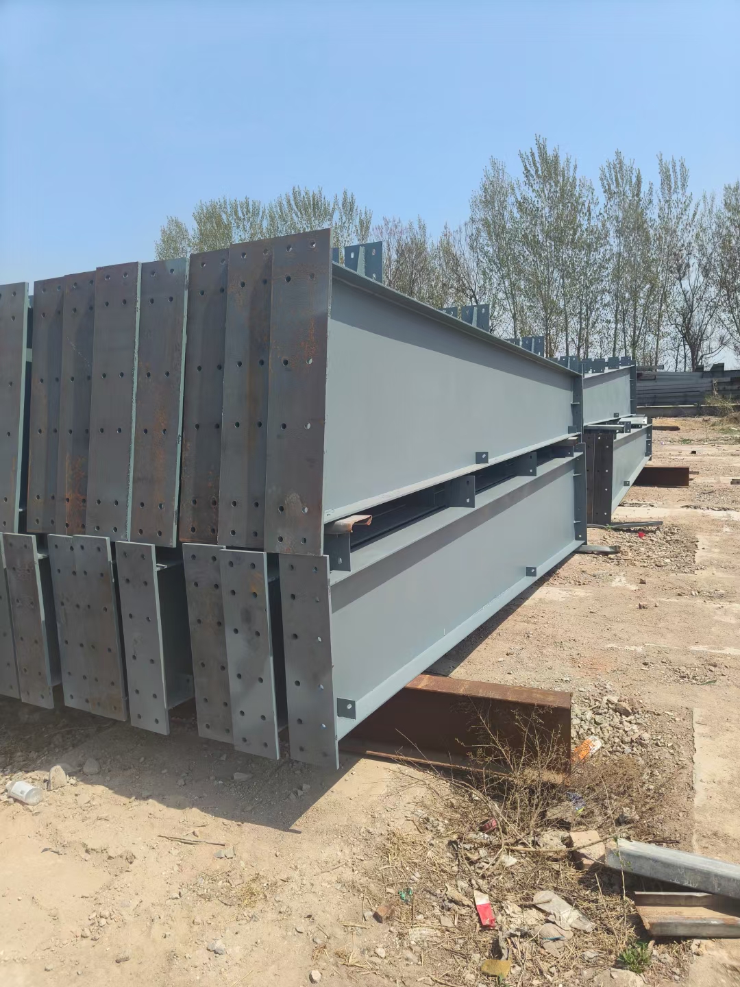 出售无中柱库房 36米宽240米长9米高 柱子400/240/860 大梁600/200