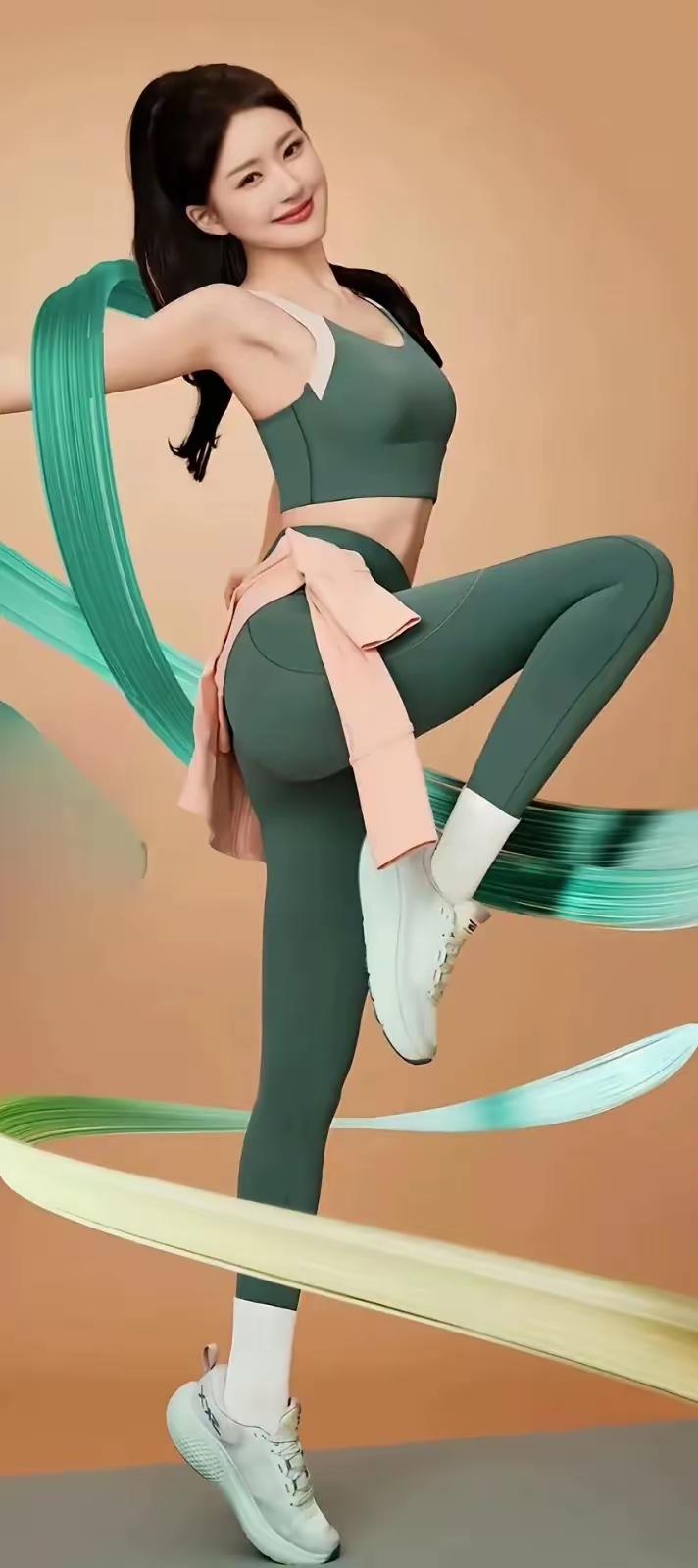 赵露思瑜伽服健身照一出,直接把"甜妹天花板"标签焊得更牢!